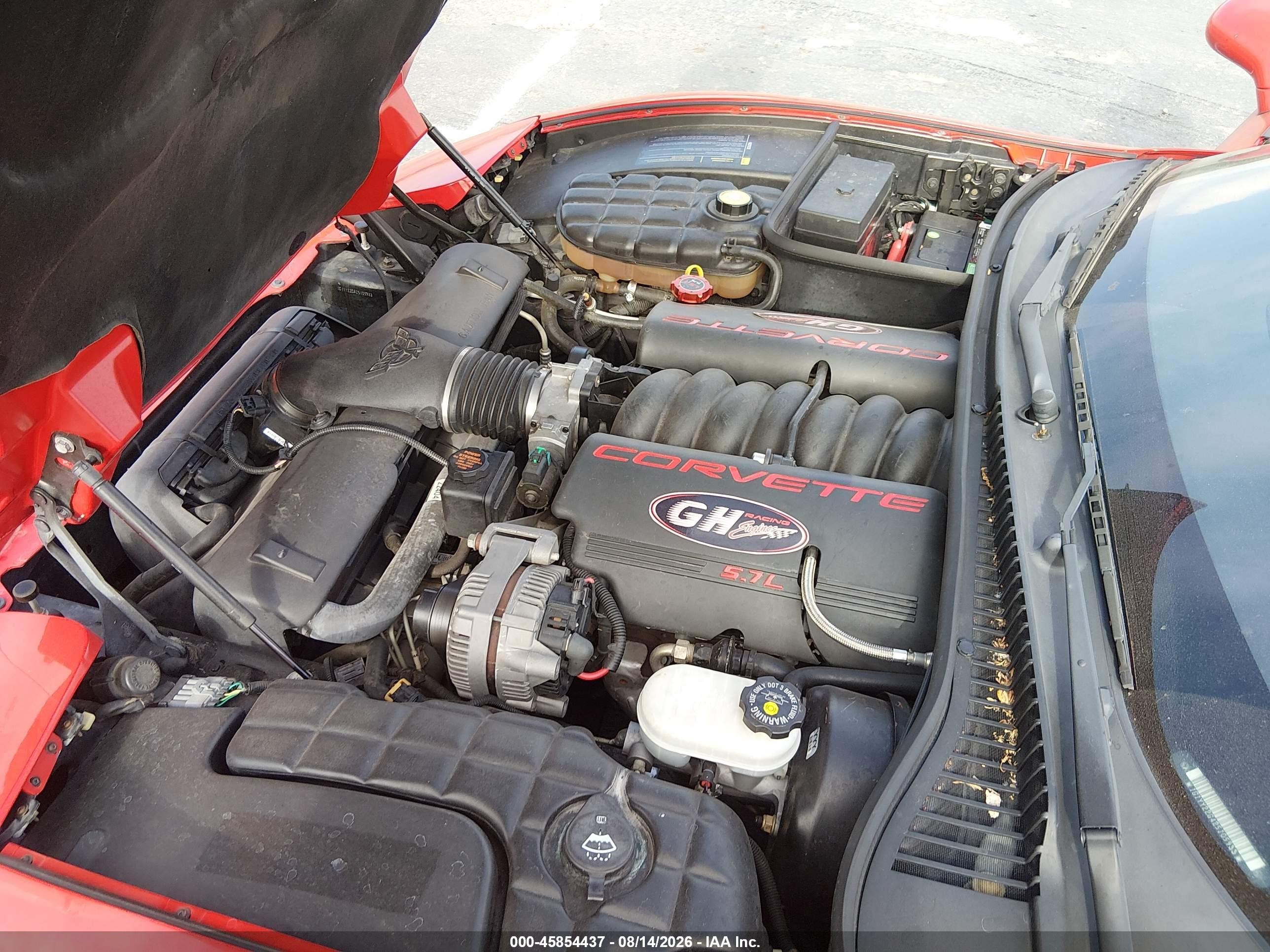2002 Chevrolet Corvette   Red vin: 1G1YY22G425105933