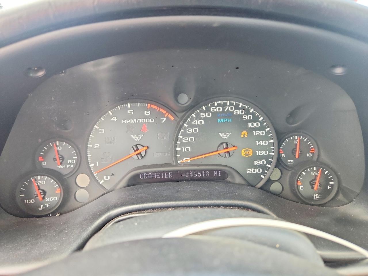 2002 Chevrolet Corvette Red vin: 1G1YY22G425130430
