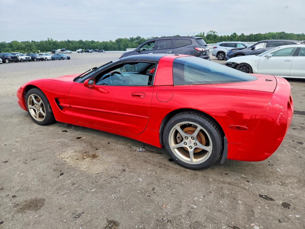 2002 Chevrolet Corvette Red vin: 1G1YY22G425130430