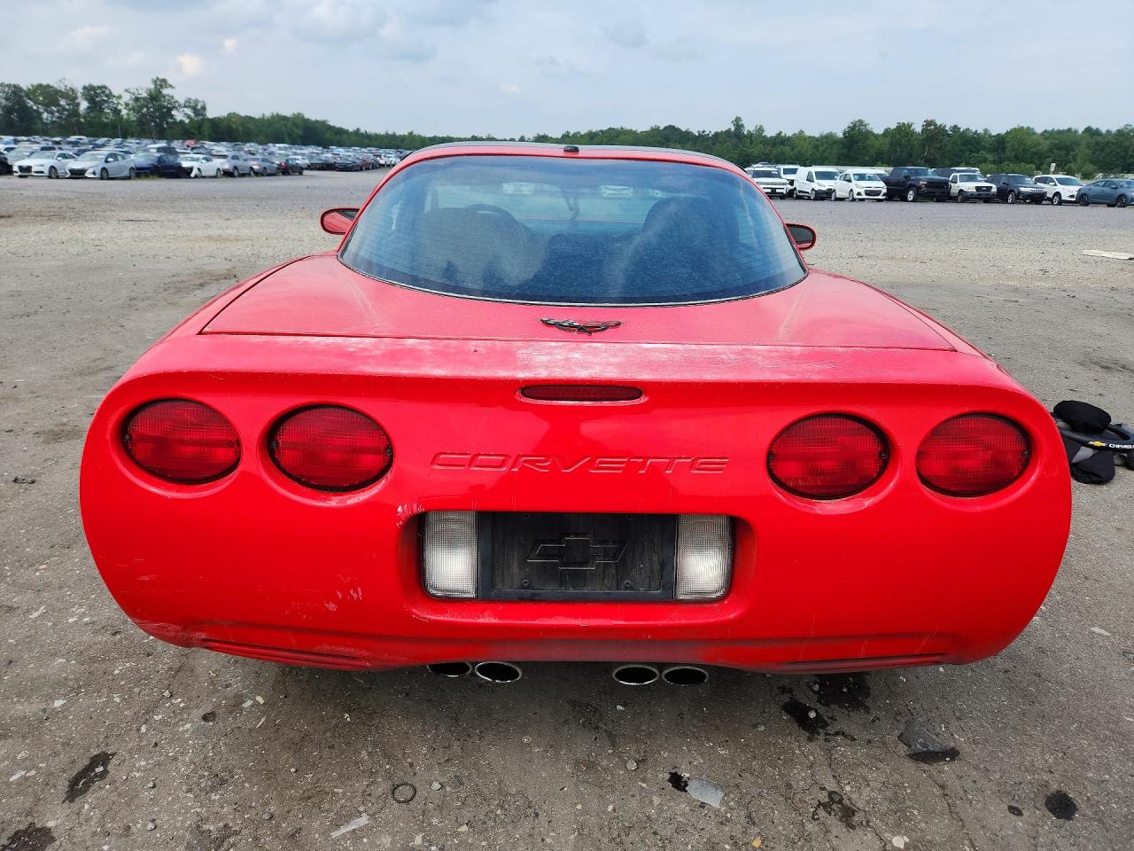 2002 Chevrolet Corvette Red vin: 1G1YY22G425130430
