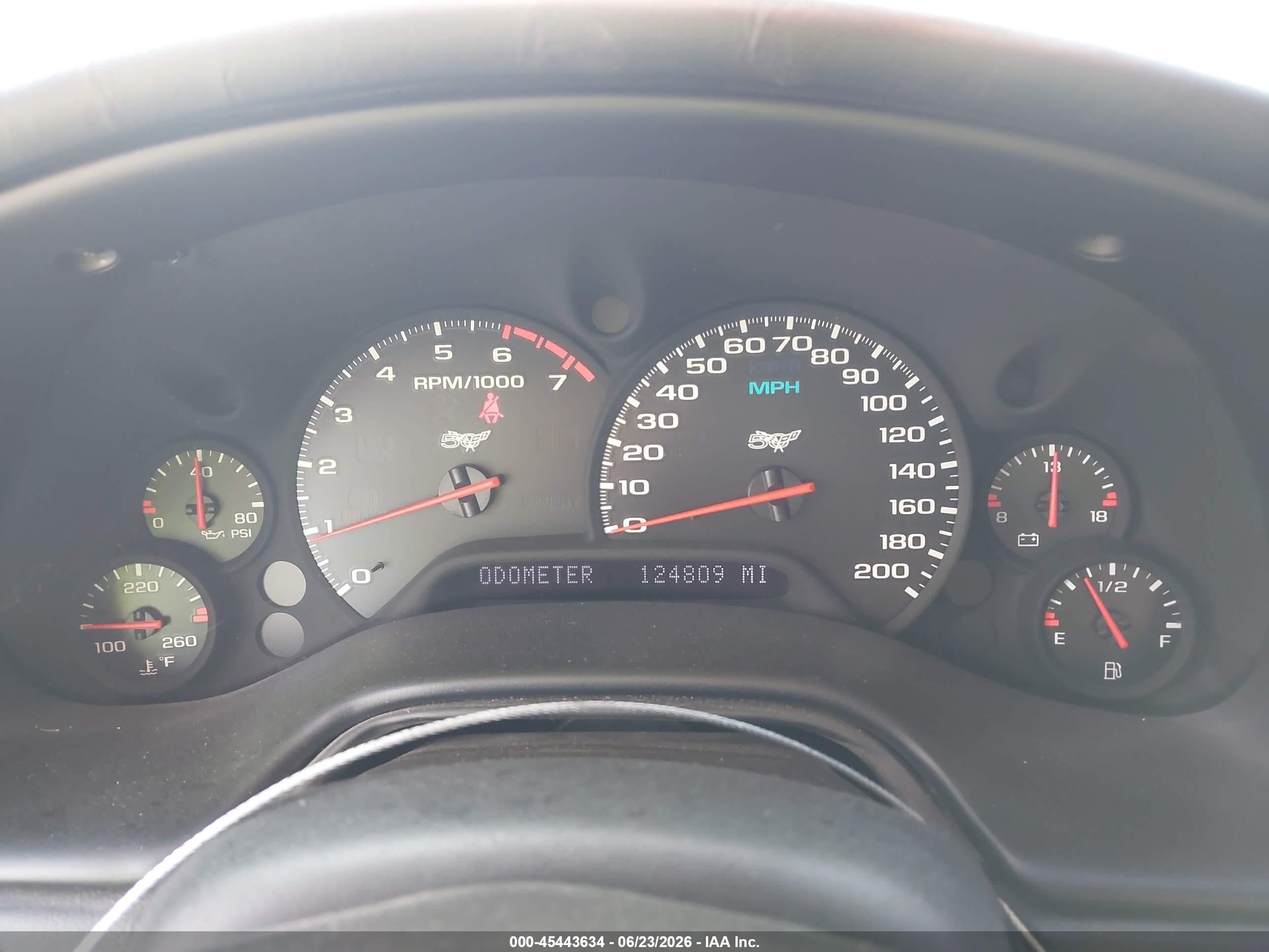 2003 Chevrolet Corvette Blue vin: 1G1YY22G435110146