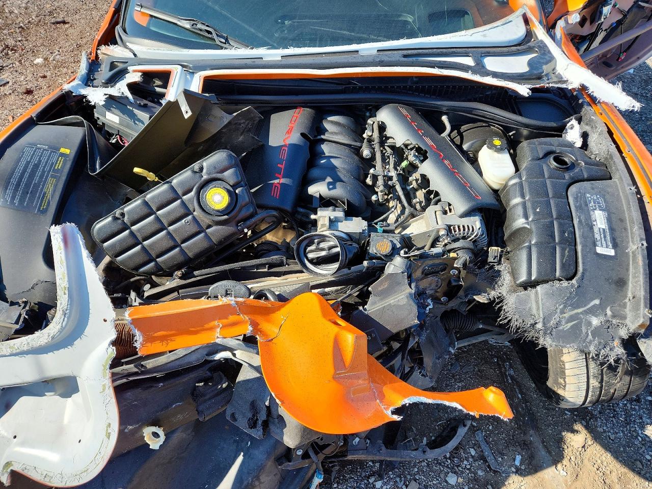 2003 Chevrolet Corvette Orange vin: 1G1YY22G435132793