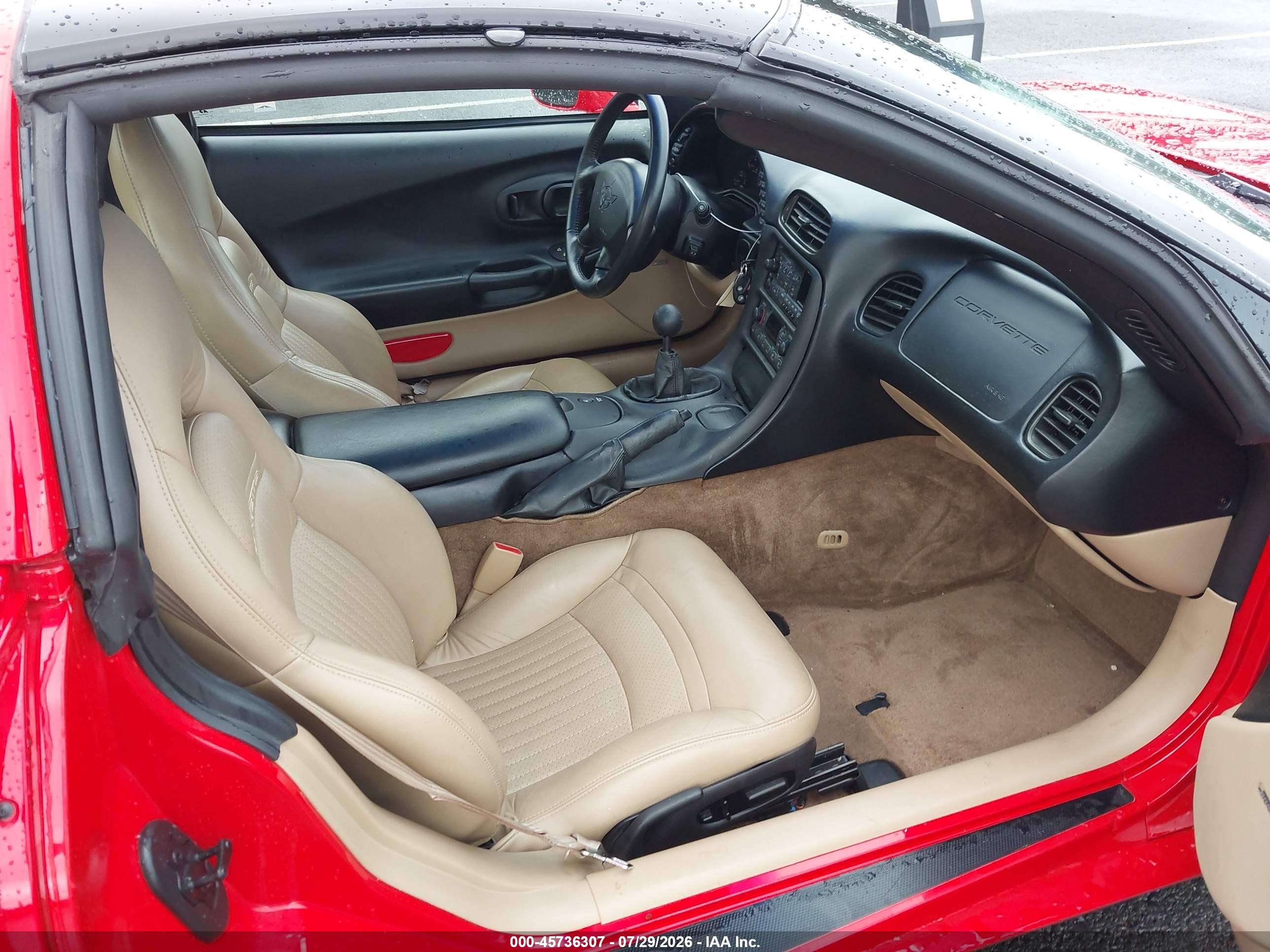 1999 Chevrolet Corvette   Red vin: 1G1YY22G4X5104174