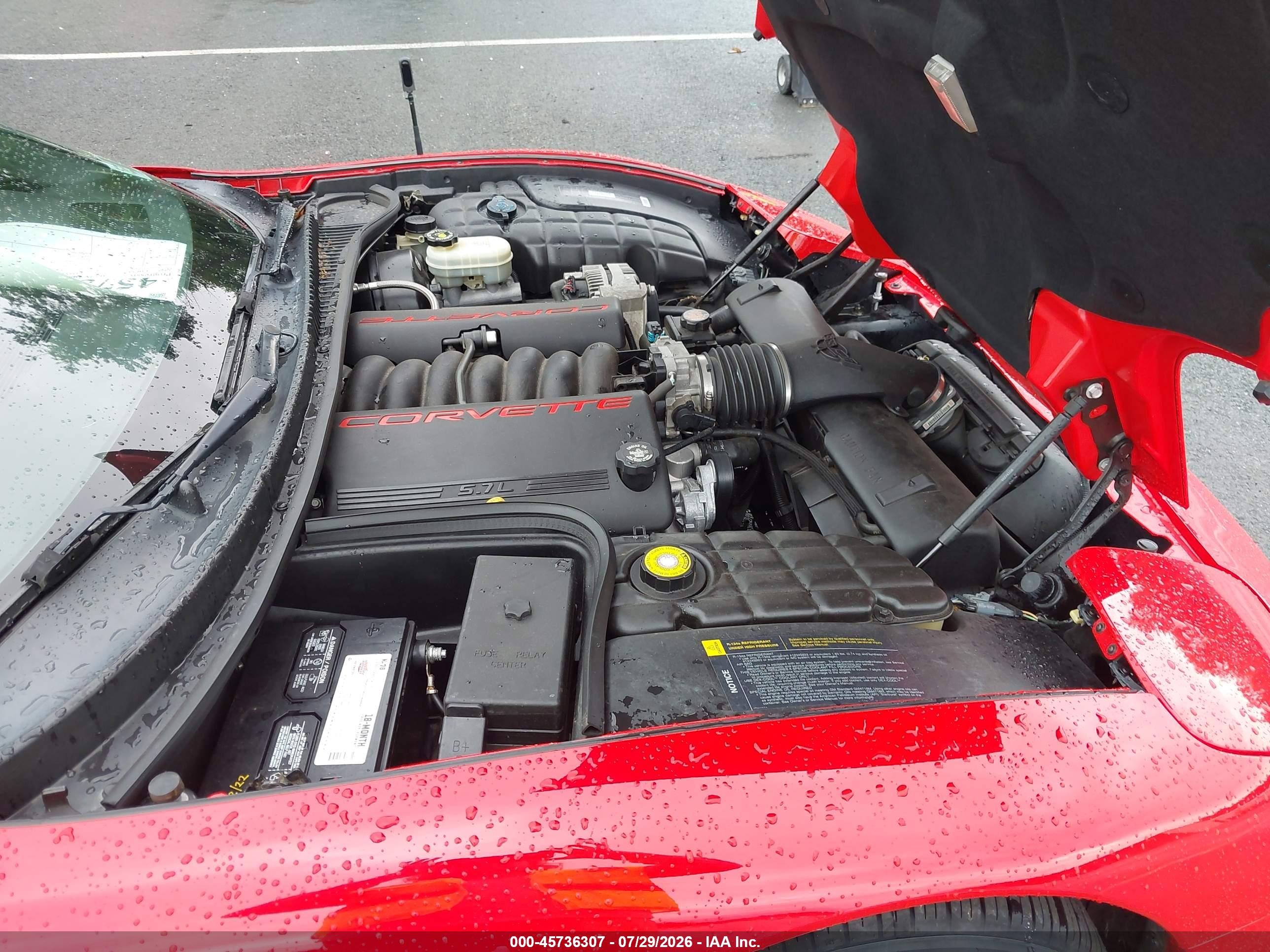 1999 Chevrolet Corvette   Red vin: 1G1YY22G4X5104174