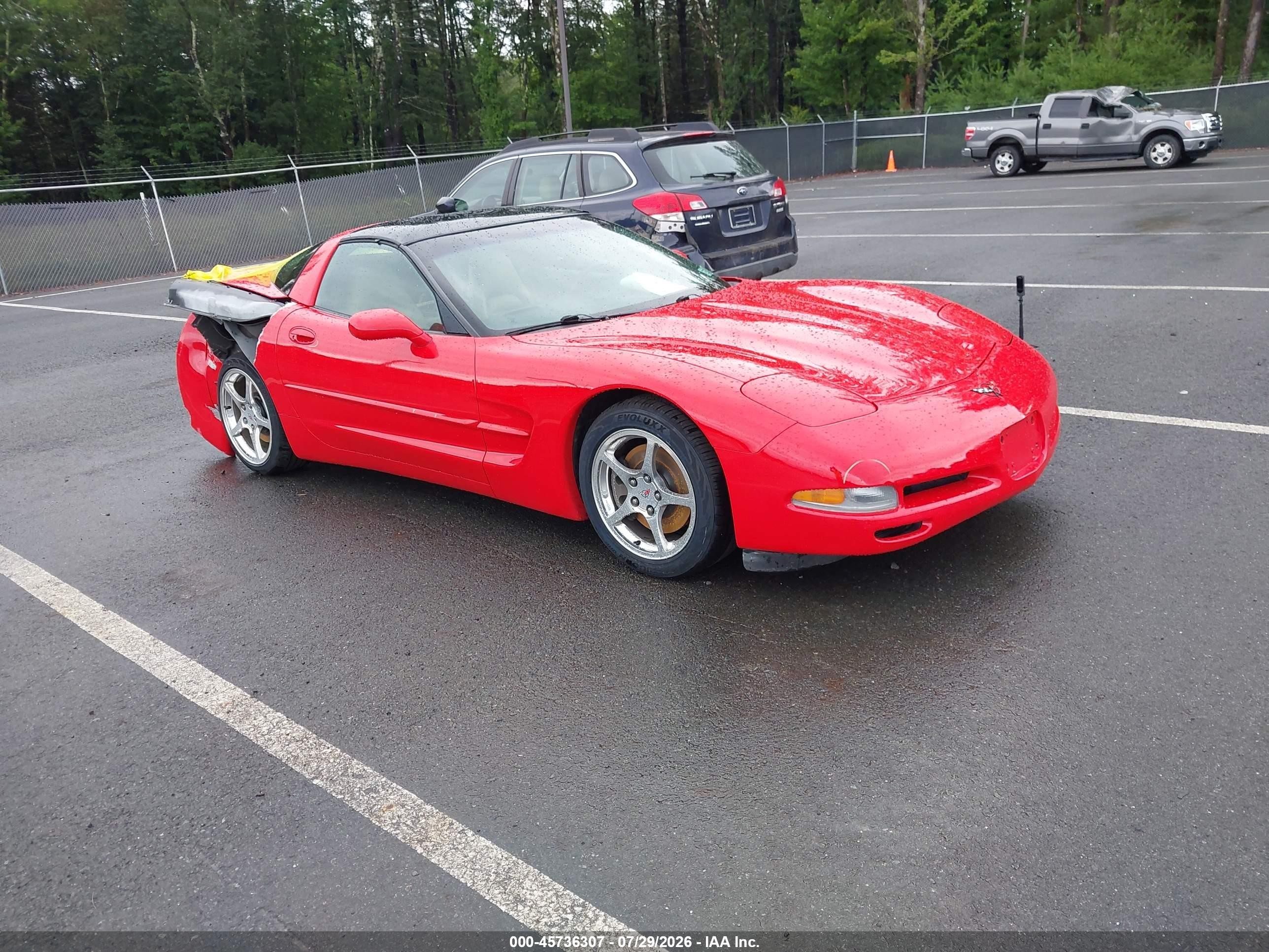 1999 Chevrolet Corvette   Red vin: 1G1YY22G4X5104174