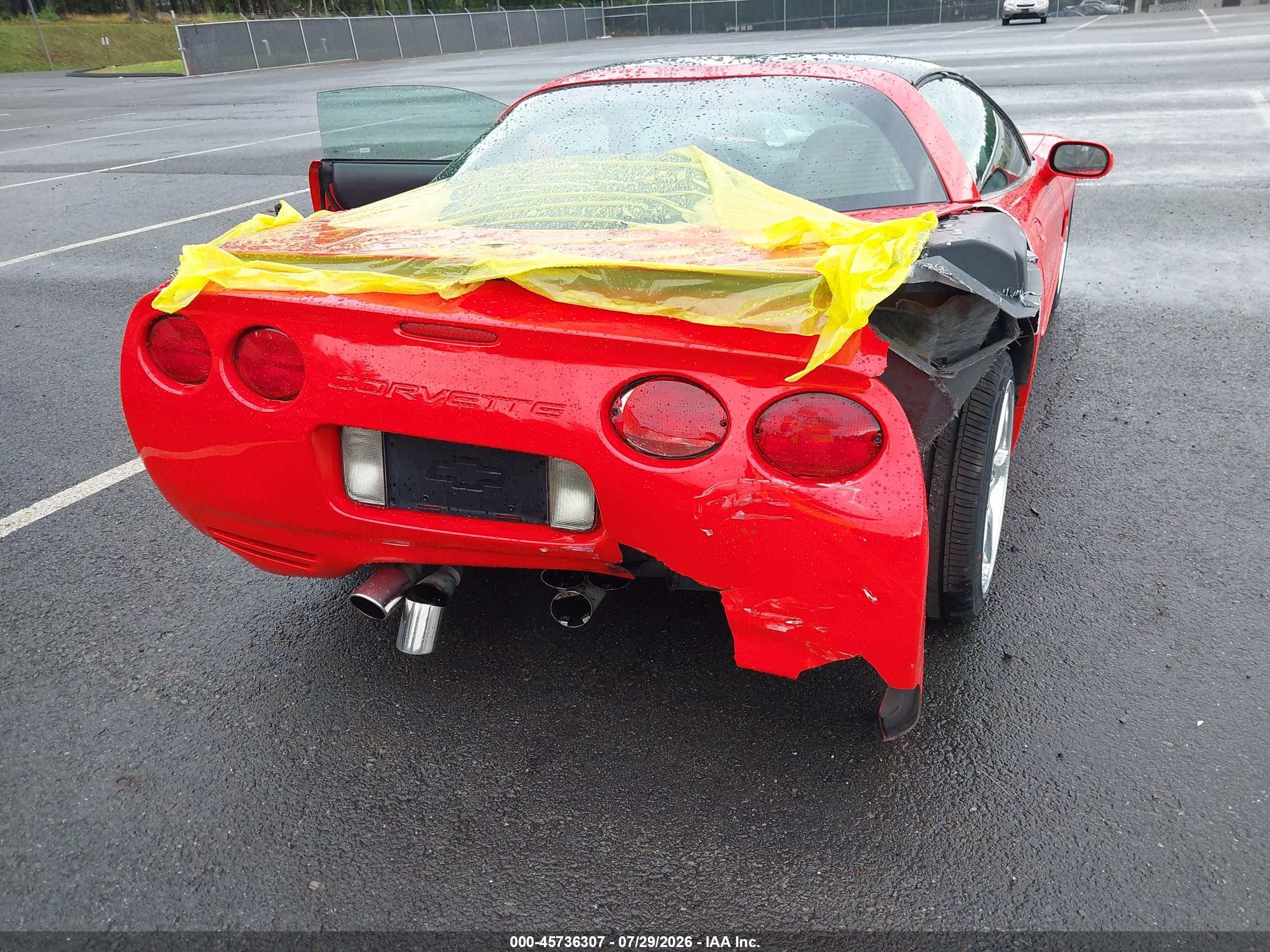 1999 Chevrolet Corvette   Red vin: 1G1YY22G4X5104174