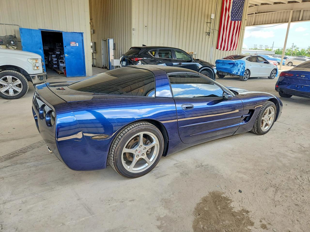 1999 Chevrolet Corvette Blue vin: 1G1YY22G4X5114462