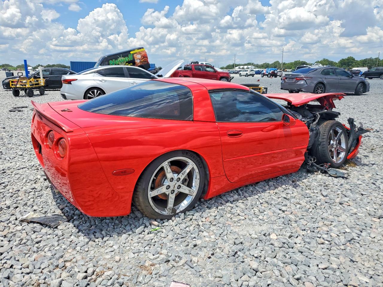 2000 Chevrolet Corvette Red vin: 1G1YY22G4Y5107433