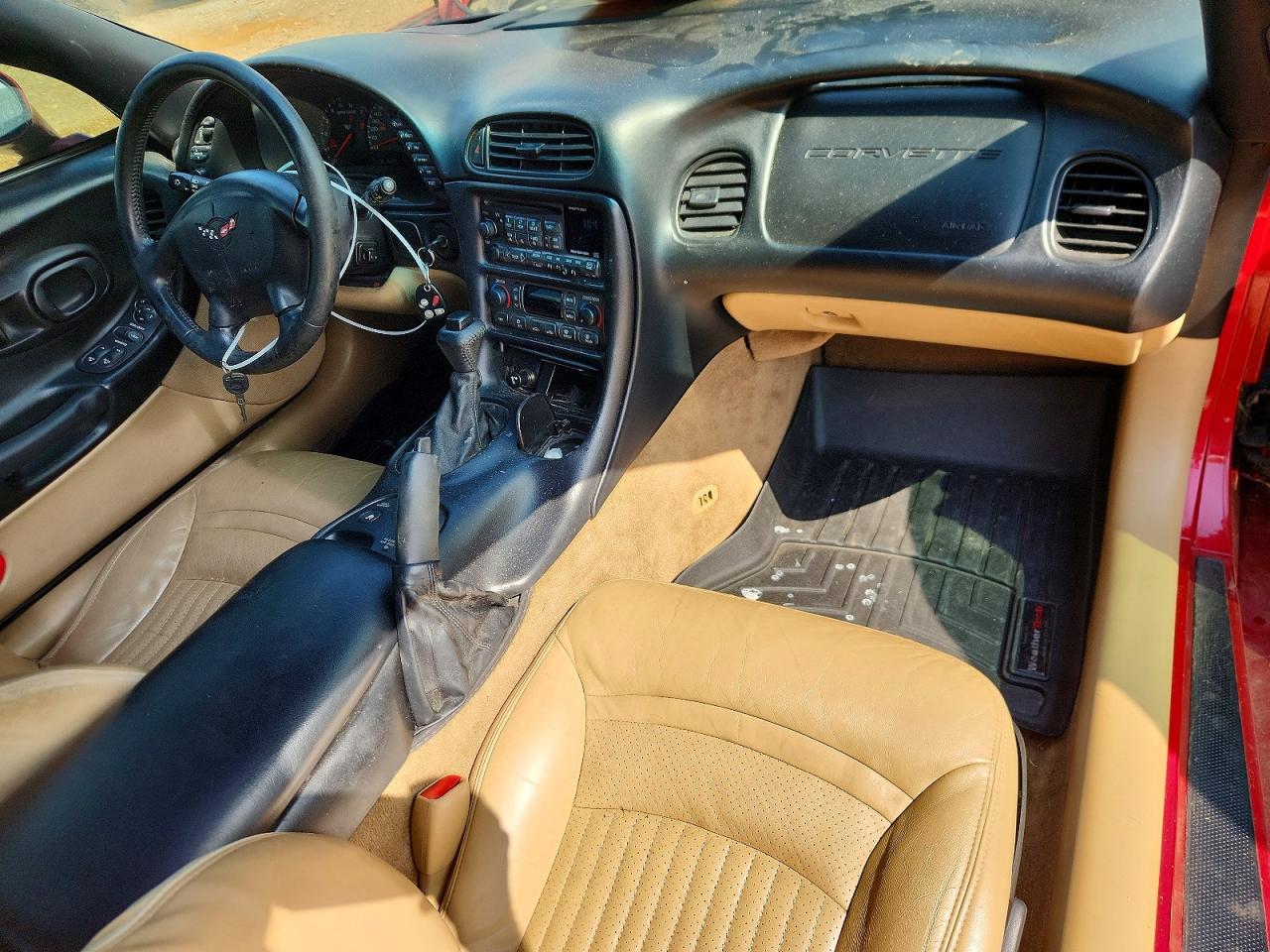 2002 Chevrolet Corvette Red vin: 1G1YY22G525107920