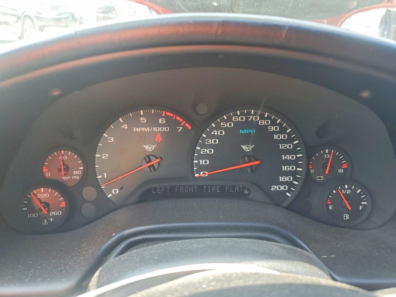 2002 Chevrolet Corvette Red vin: 1G1YY22G525109862