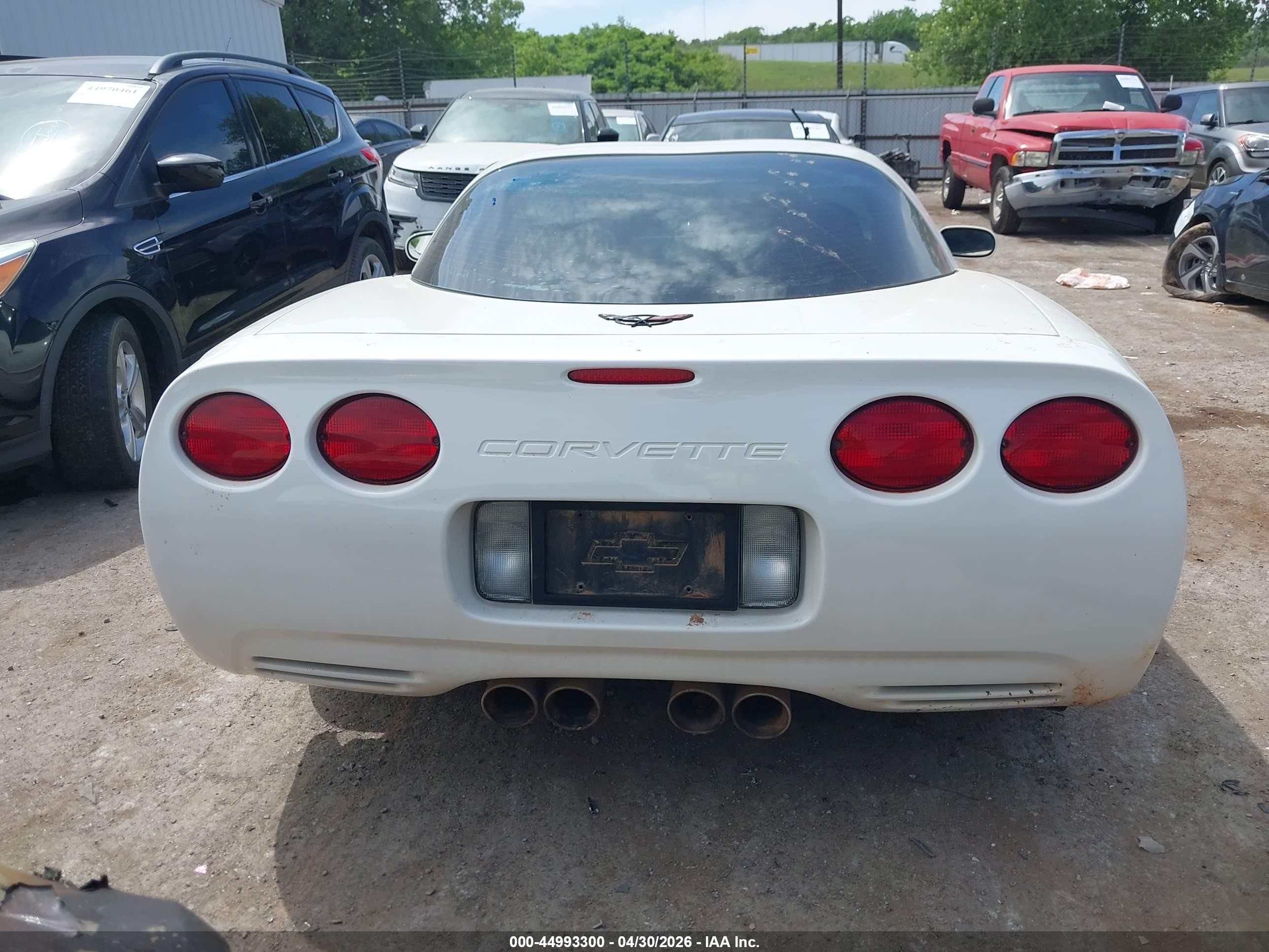 2002 Chevrolet Corvette   Белый vin: 1G1YY22G525128475