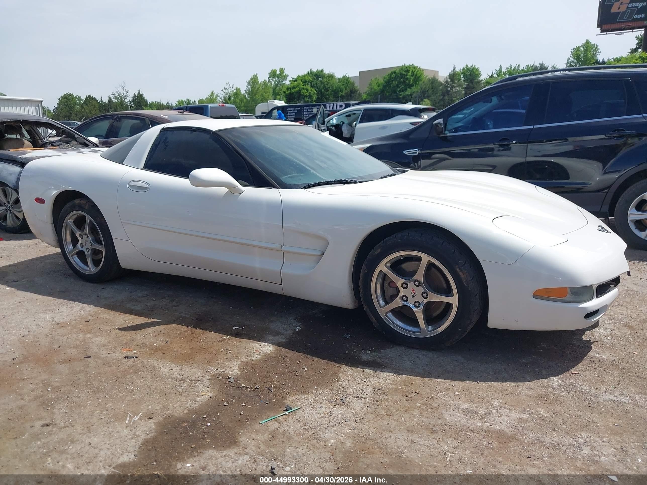 2002 Chevrolet Corvette   Белый vin: 1G1YY22G525128475
