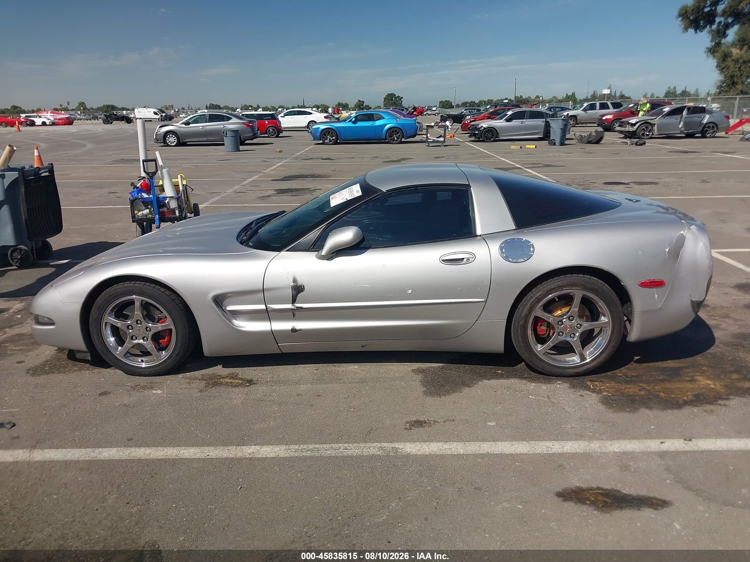 2004 Chevrolet Corvette   Серебряный vin: 1G1YY22G545133744