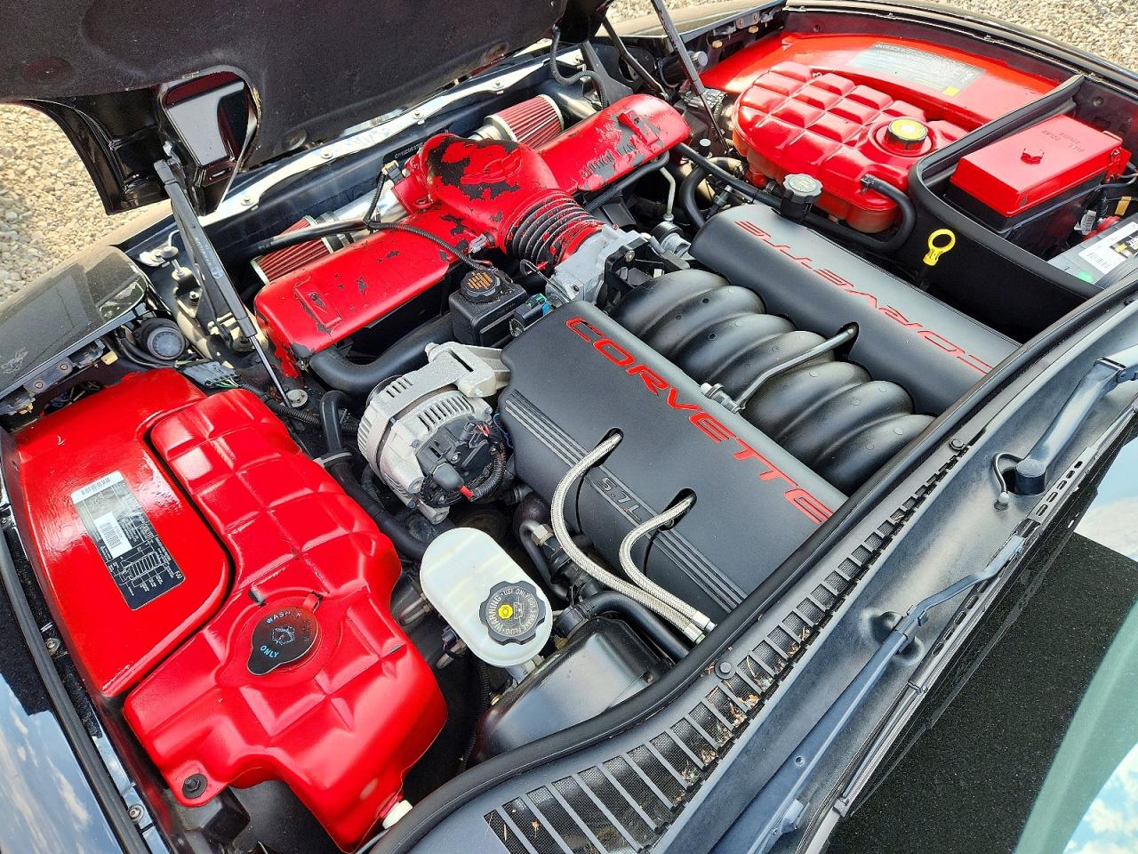 1998 Chevrolet Corvette Black vin: 1G1YY22G5W5107552
