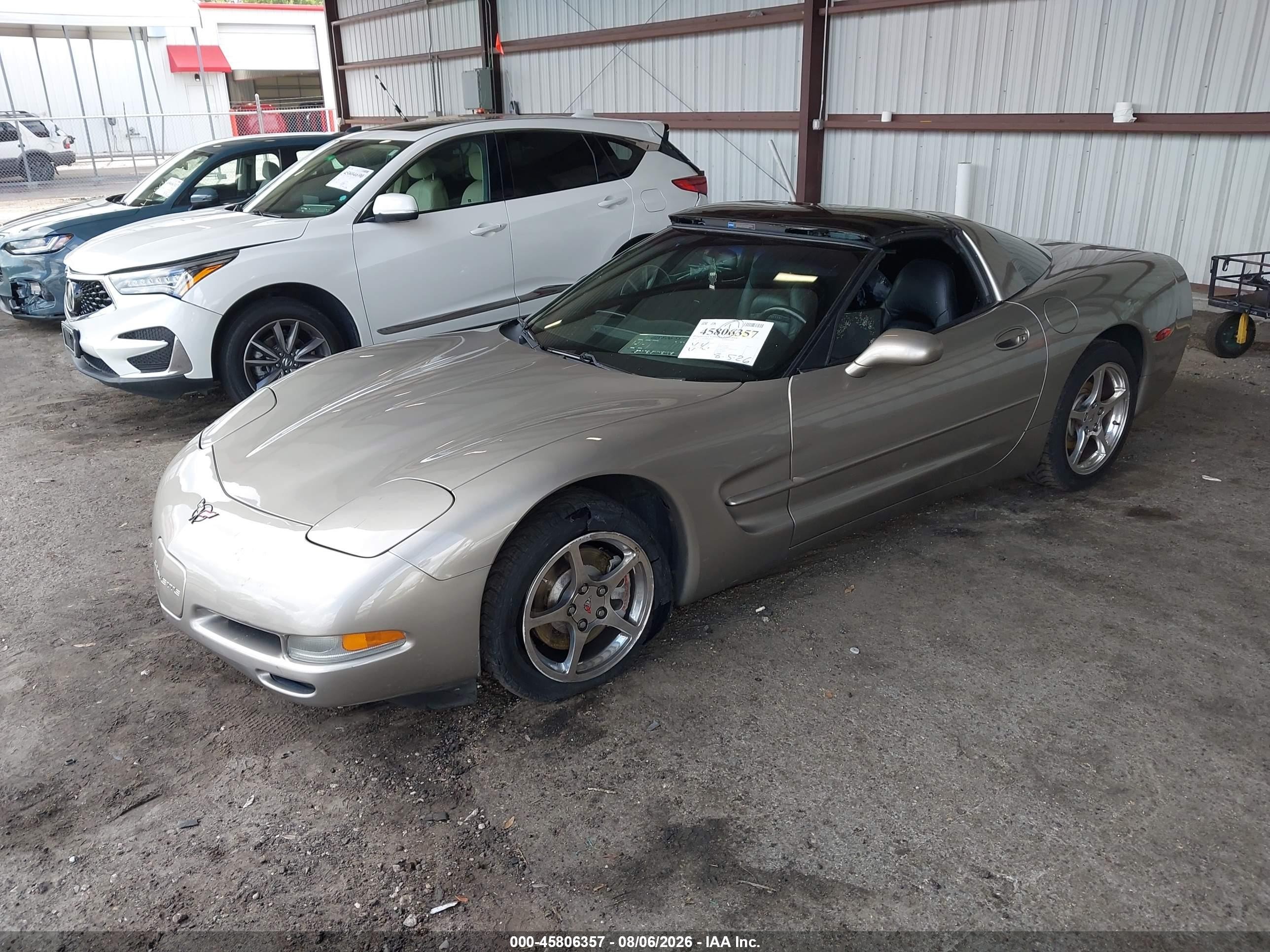 2001 Chevrolet Corvette   Beige vin: 1G1YY22G615127706