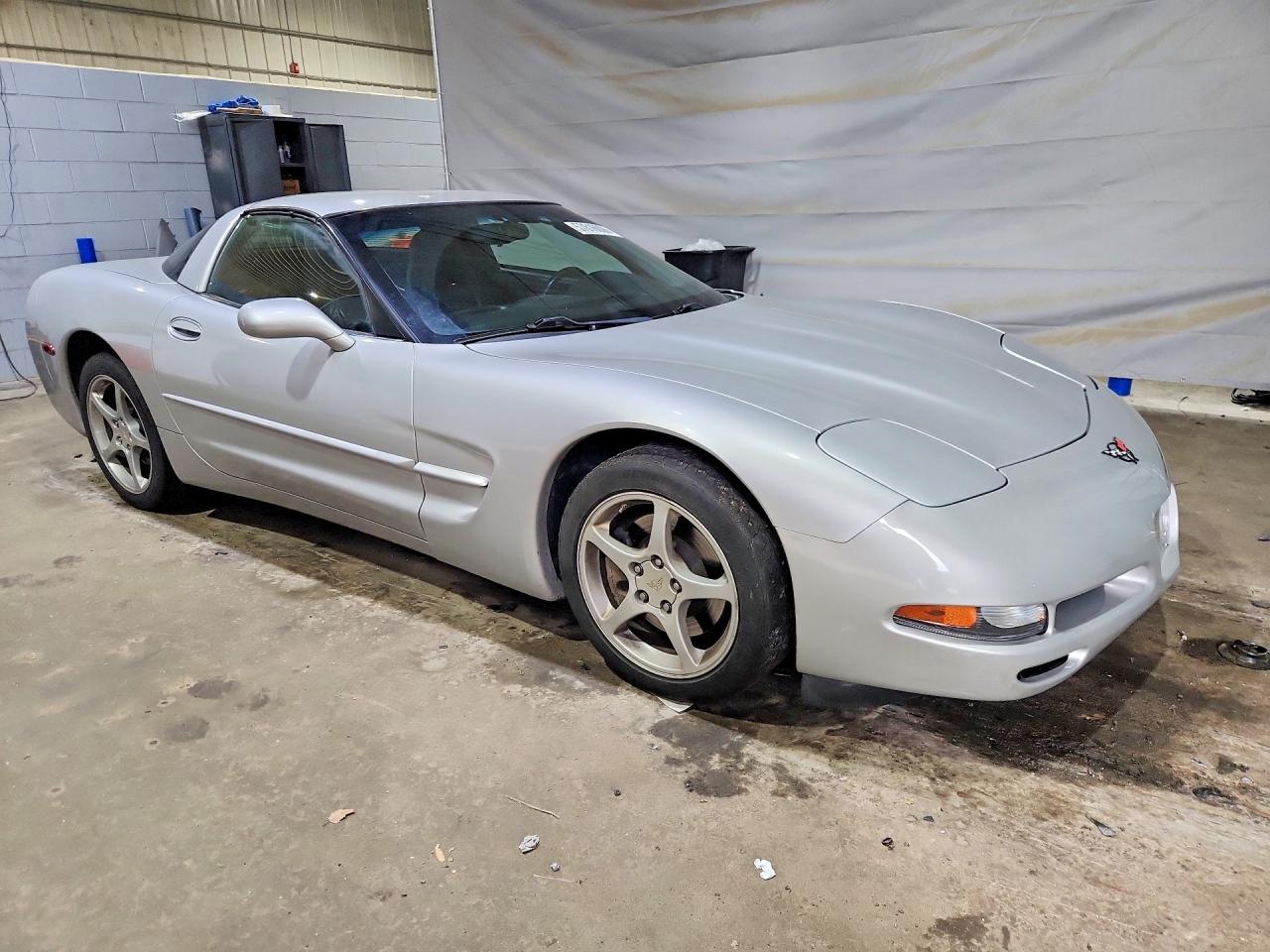 2002 Chevrolet Corvette Silver vin: 1G1YY22G625127609