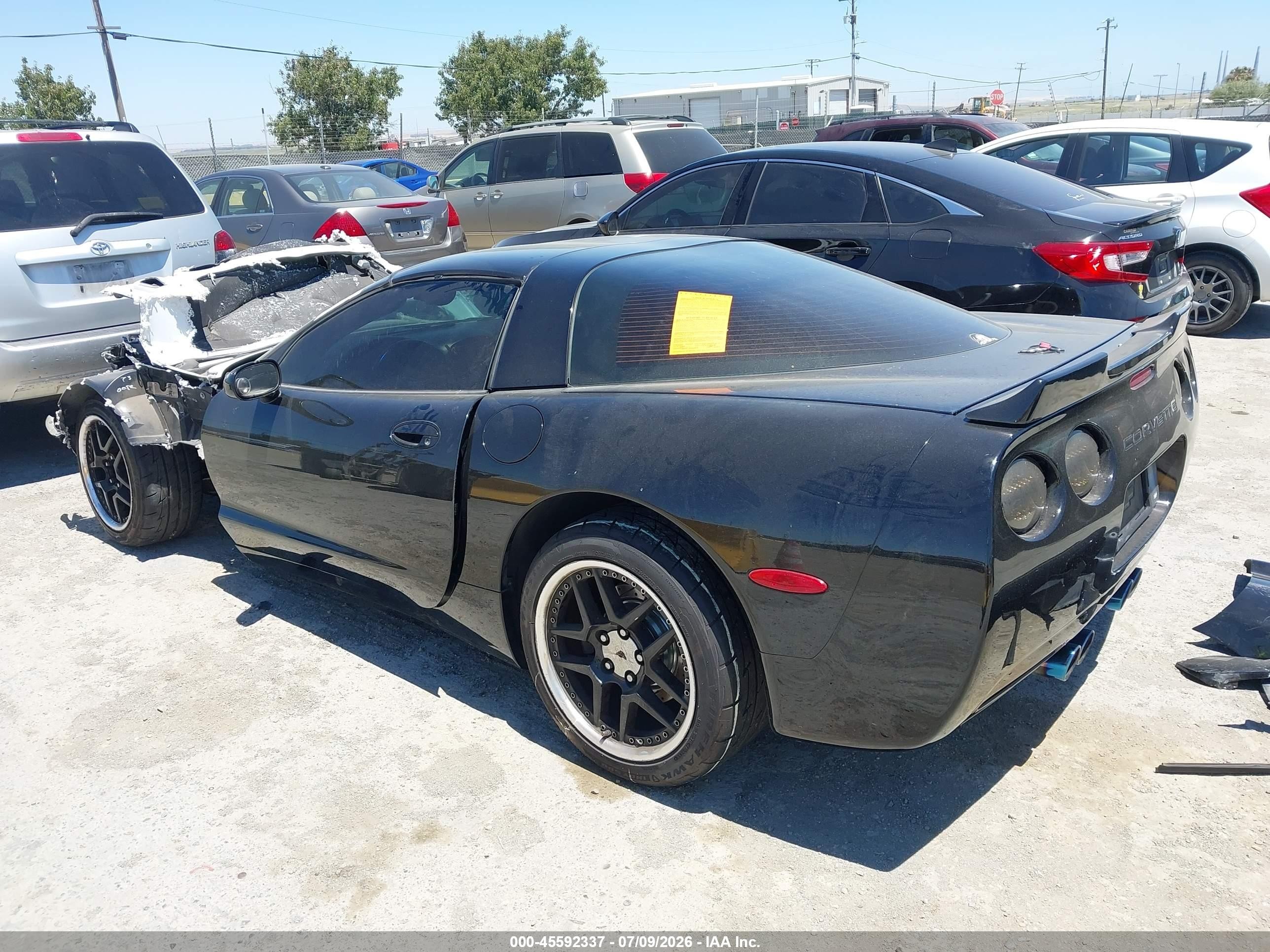 2002 Chevrolet Corvette   Black vin: 1G1YY22G625133698