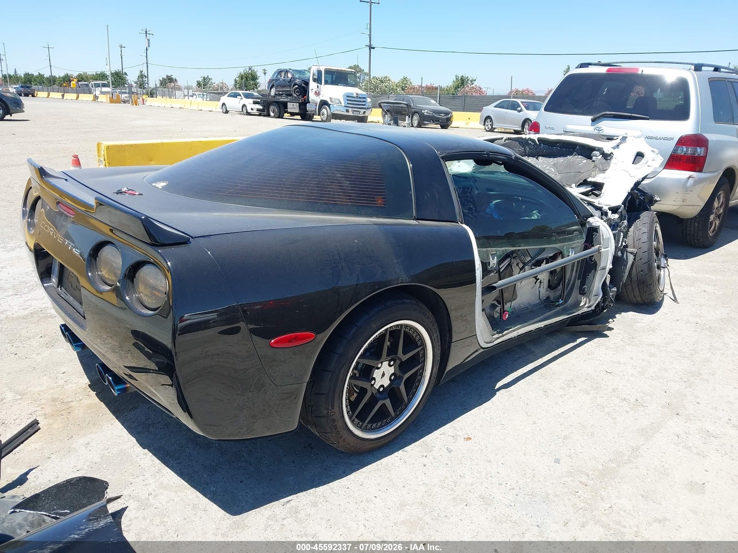 2002 Chevrolet Corvette   Black vin: 1G1YY22G625133698