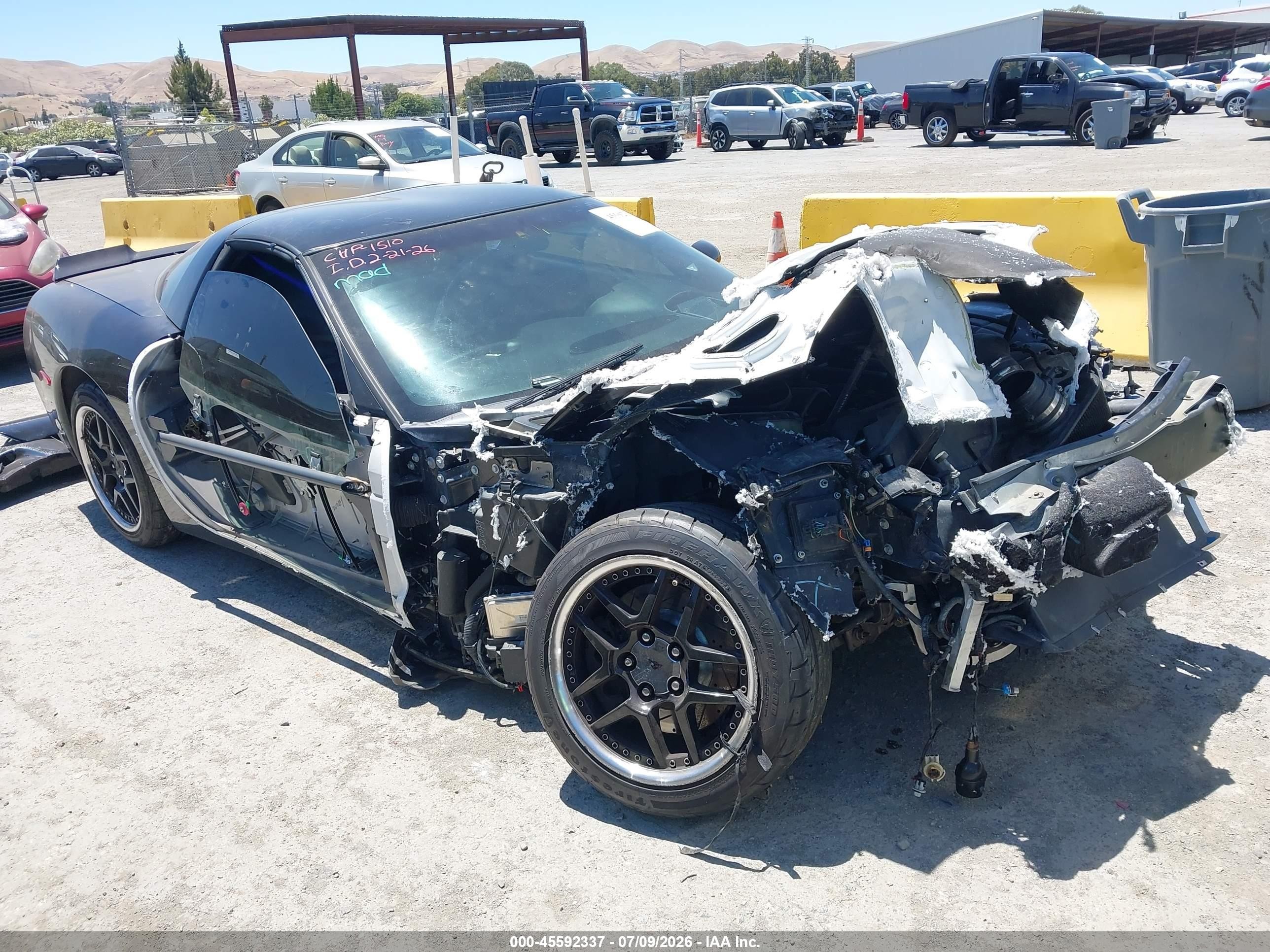 2002 Chevrolet Corvette   Black vin: 1G1YY22G625133698
