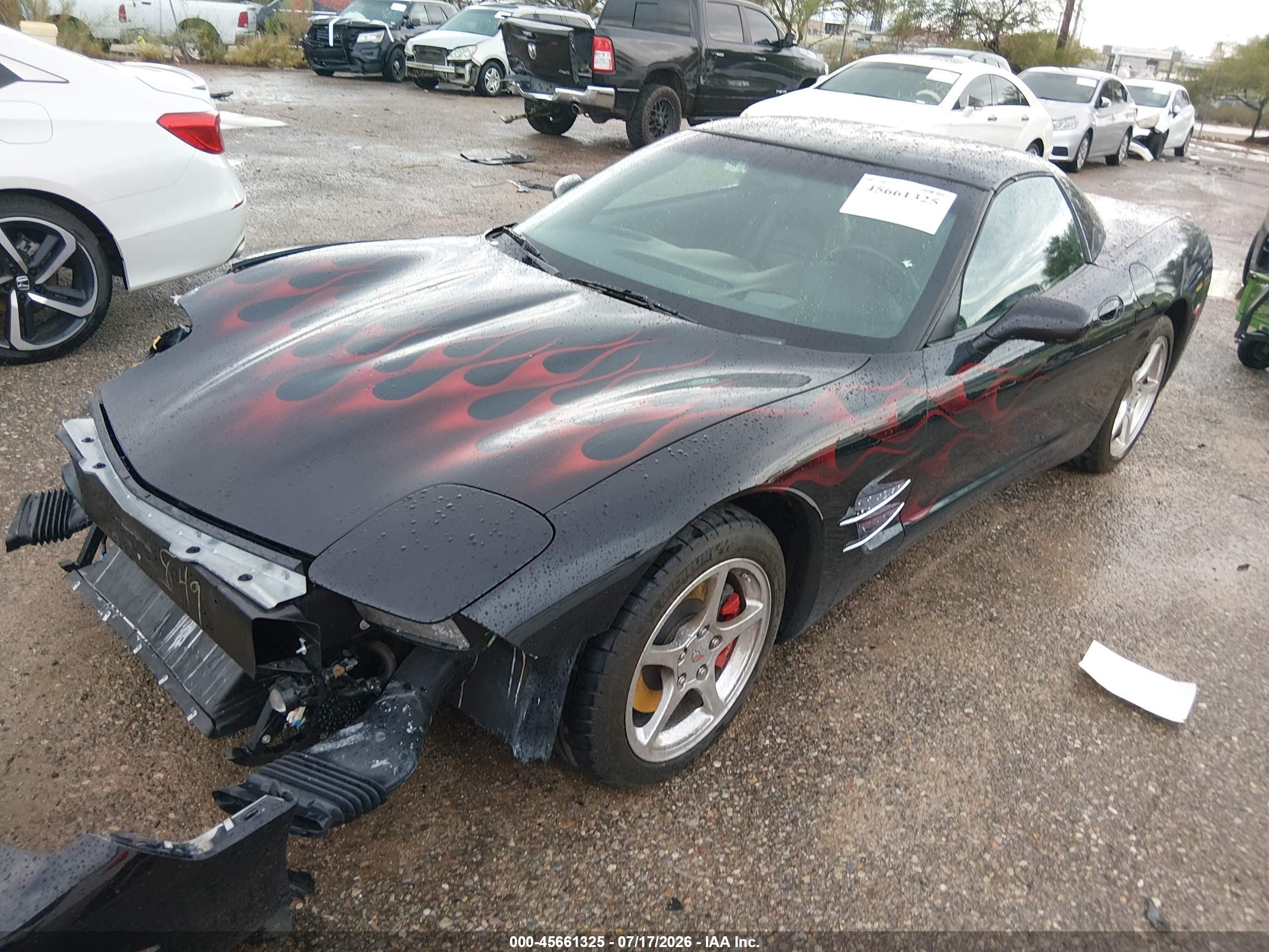 2003 Chevrolet Corvette   Black vin: 1G1YY22G635129572