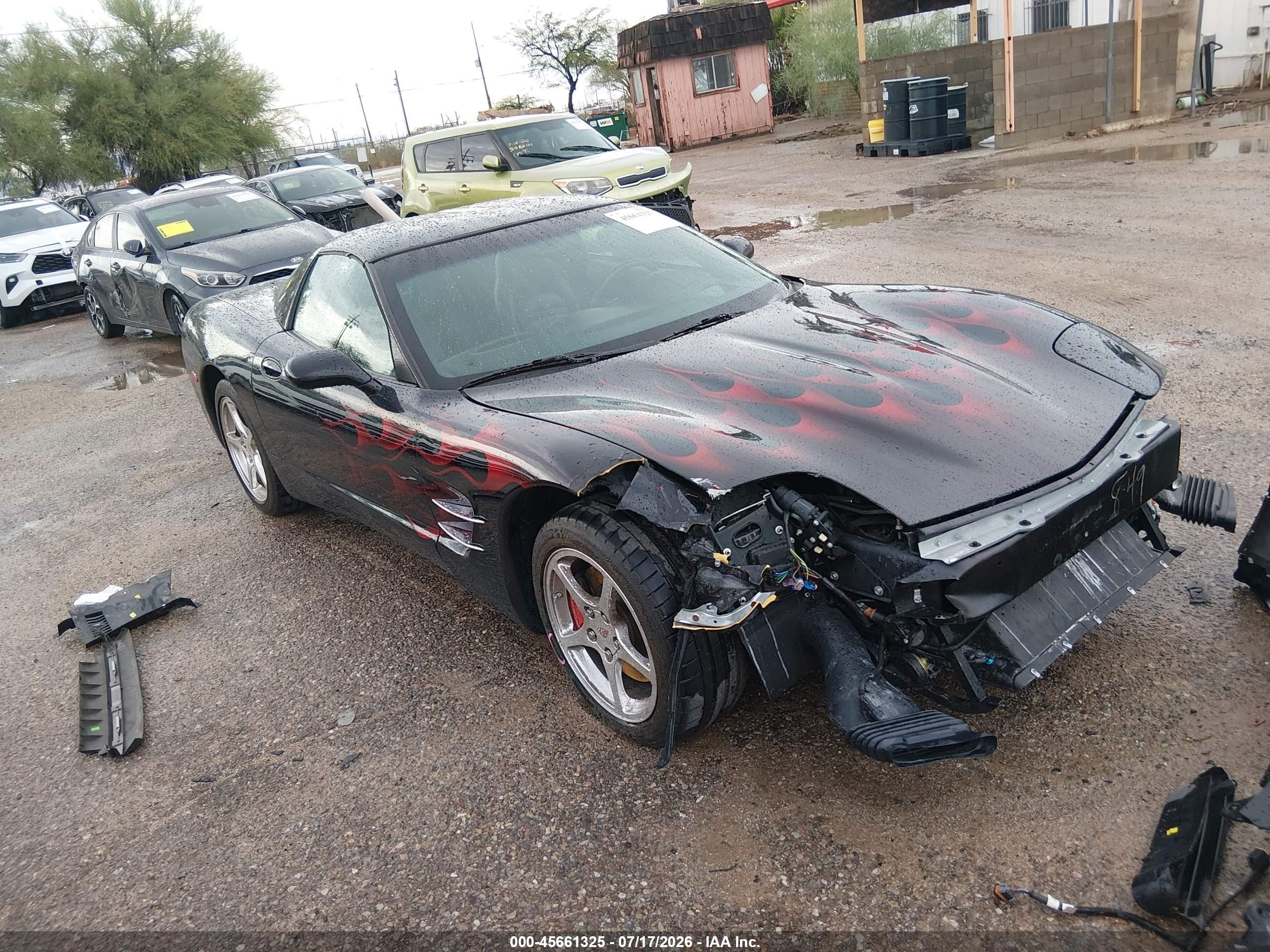2003 Chevrolet Corvette   Black vin: 1G1YY22G635129572