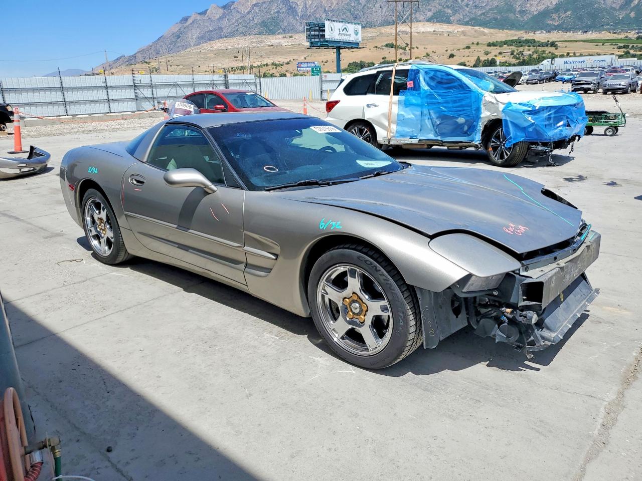1998 Chevrolet Corvette Silver vin: 1G1YY22G6W5113070