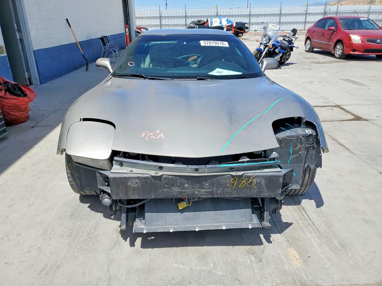 1998 Chevrolet Corvette Silver vin: 1G1YY22G6W5113070