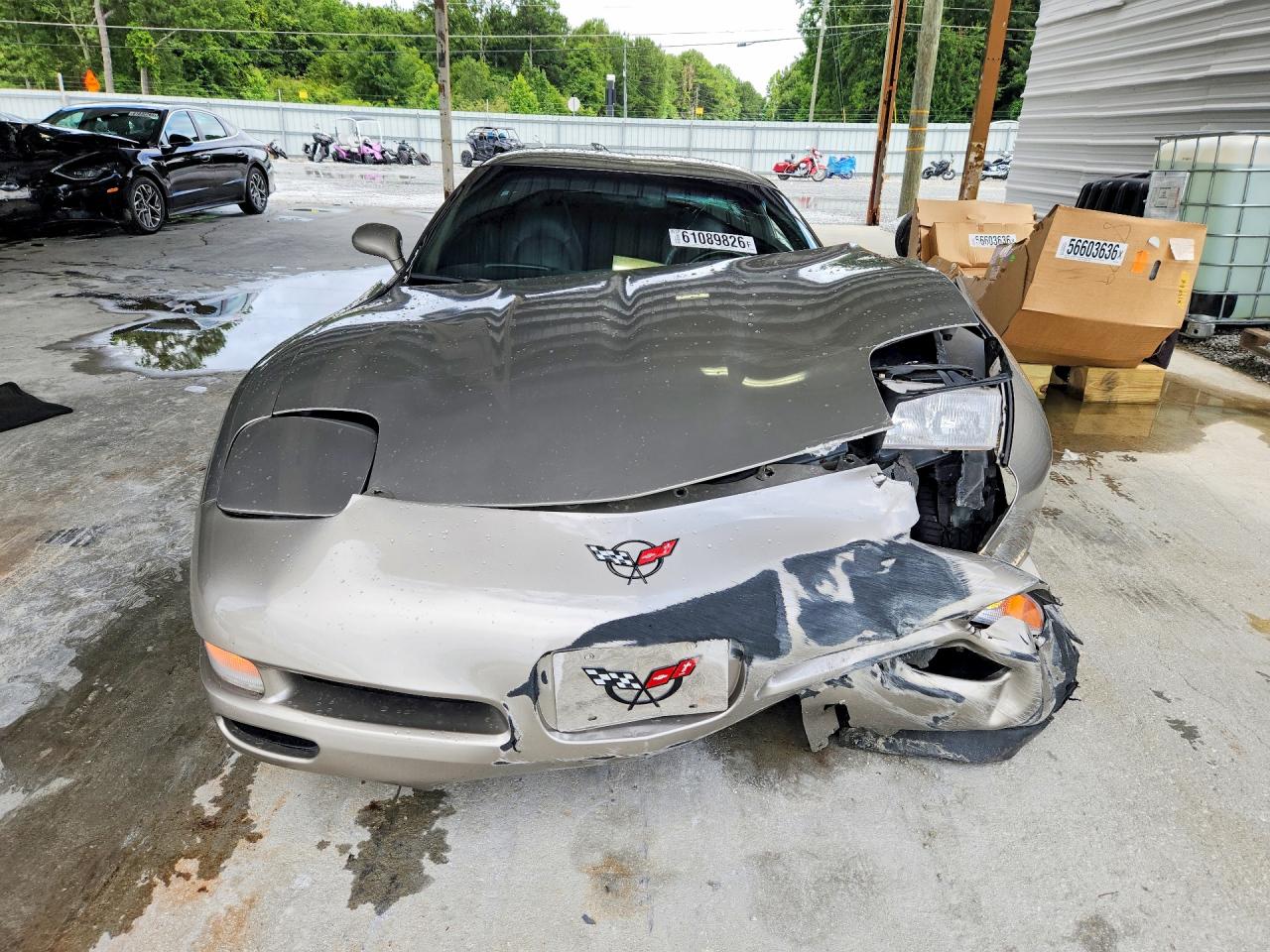 1998 Chevrolet Corvette Silver vin: 1G1YY22G6W5124263