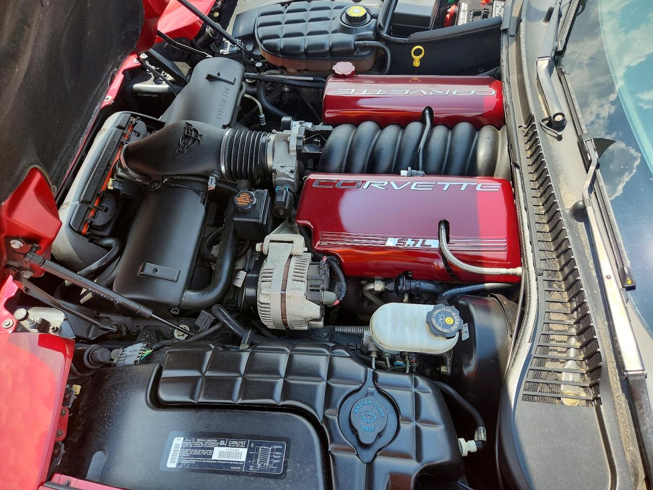 1999 Chevrolet Corvette Red vin: 1G1YY22G6X5123387