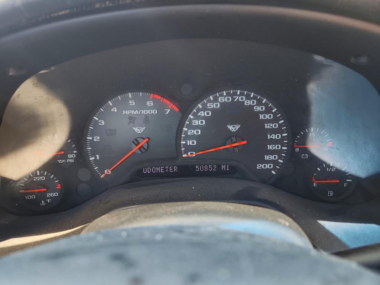 2000 Chevrolet Corvette Red vin: 1G1YY22G6Y5130017