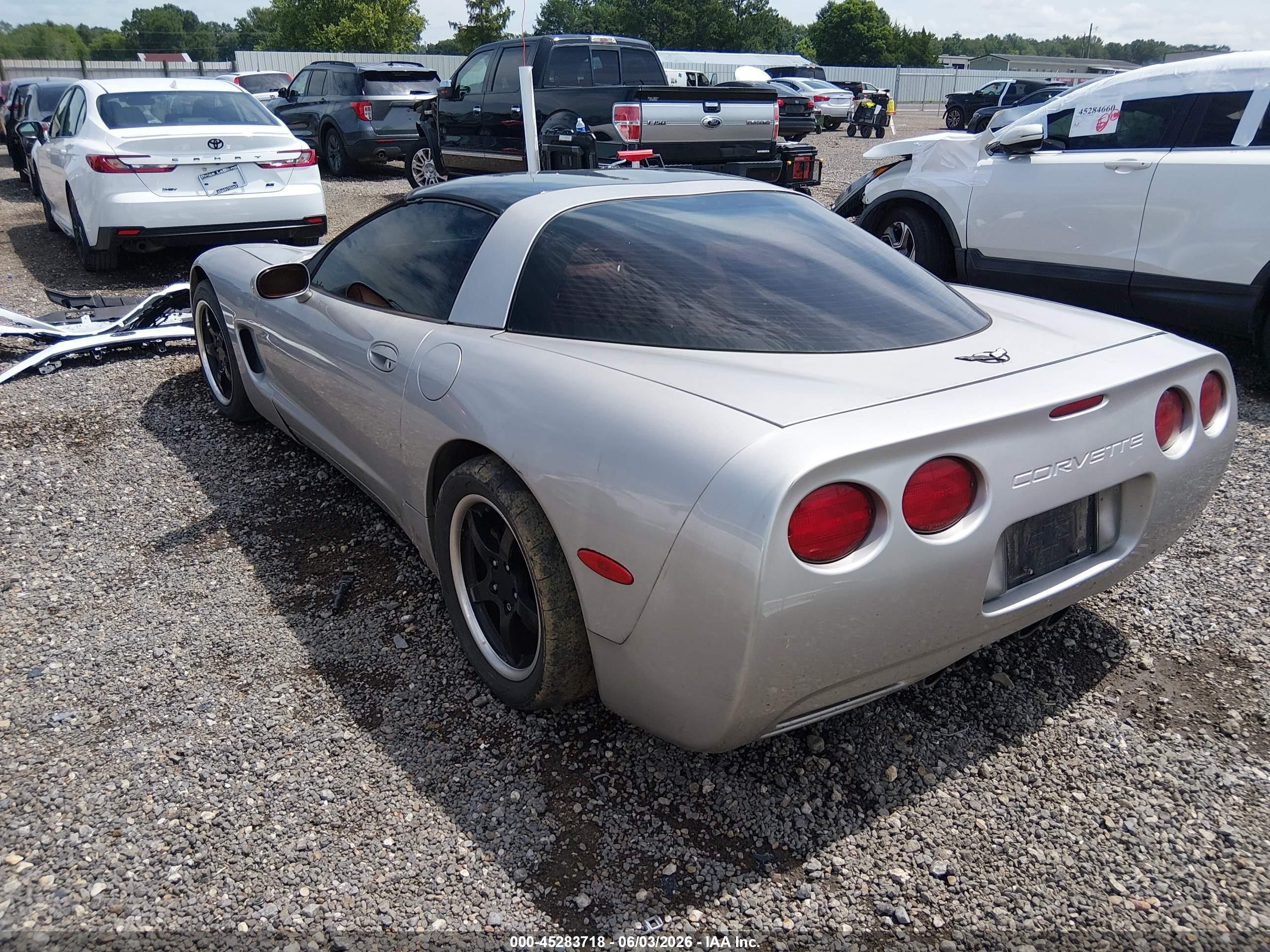 2004 Chevrolet Corvette   Silver vin: 1G1YY22G745132188