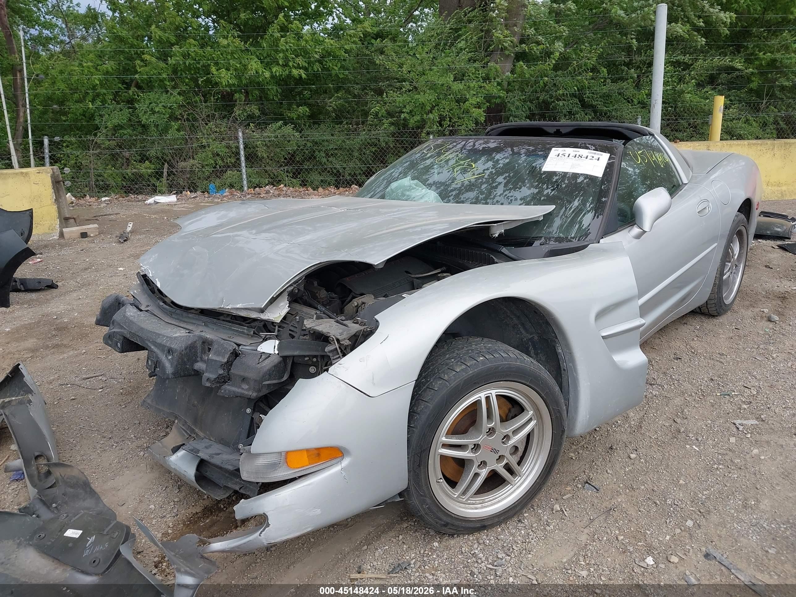 1999 Chevrolet Corvette   Silver vin: 1G1YY22G7X5131045