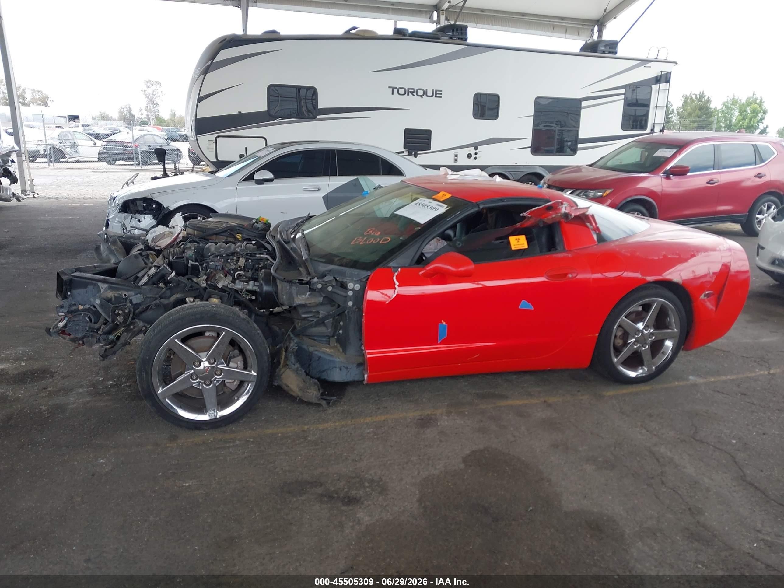 2000 Chevrolet Corvette   Red vin: 1G1YY22G7Y5125196