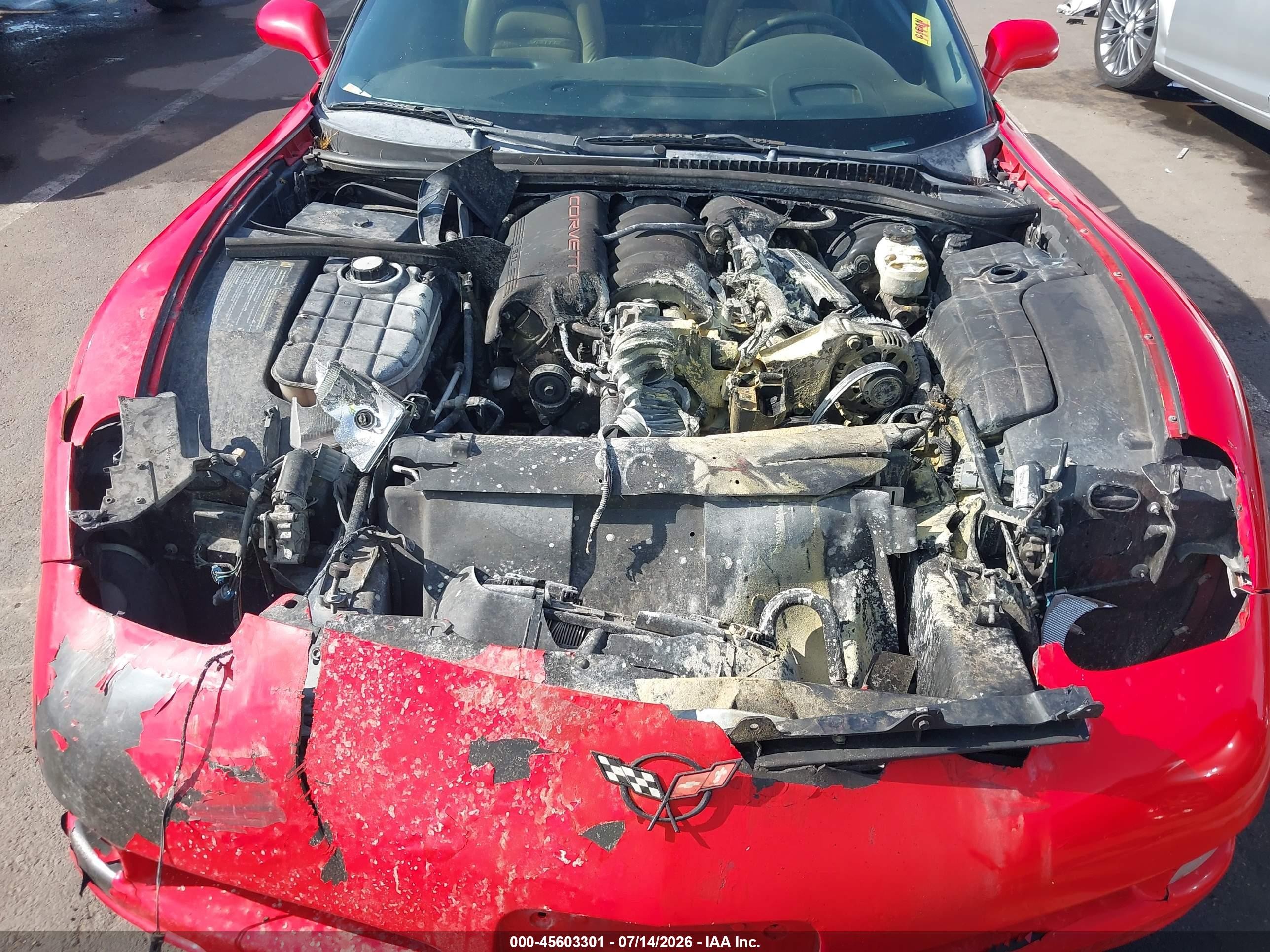 2001 Chevrolet Corvette   Red vin: 1G1YY22G815105187