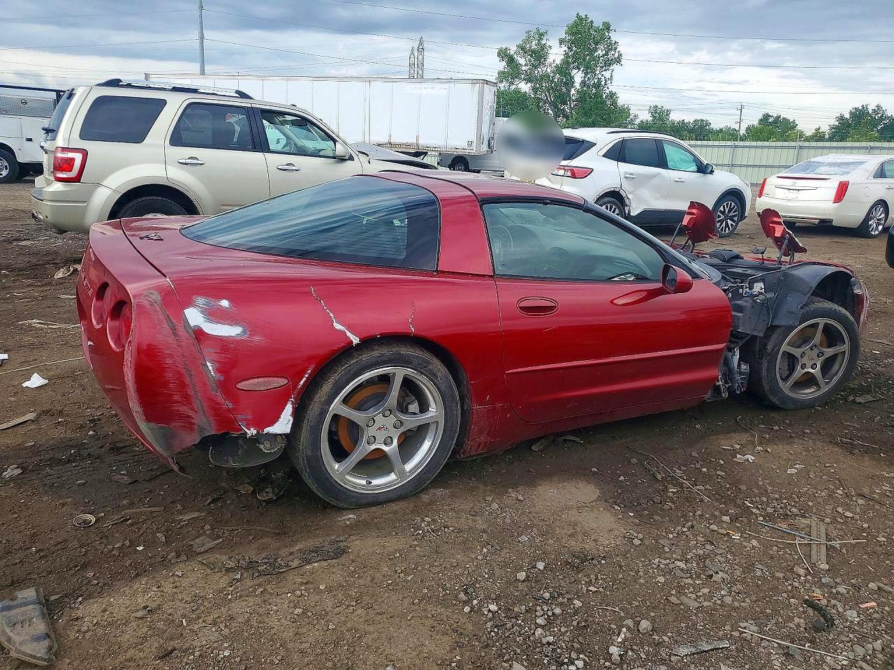 2001 Chevrolet Corvette Бордовый vin: 1G1YY22G815134026