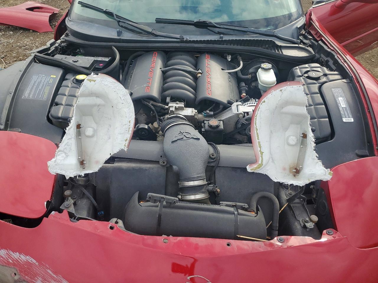 2001 Chevrolet Corvette Бордовый vin: 1G1YY22G815134026