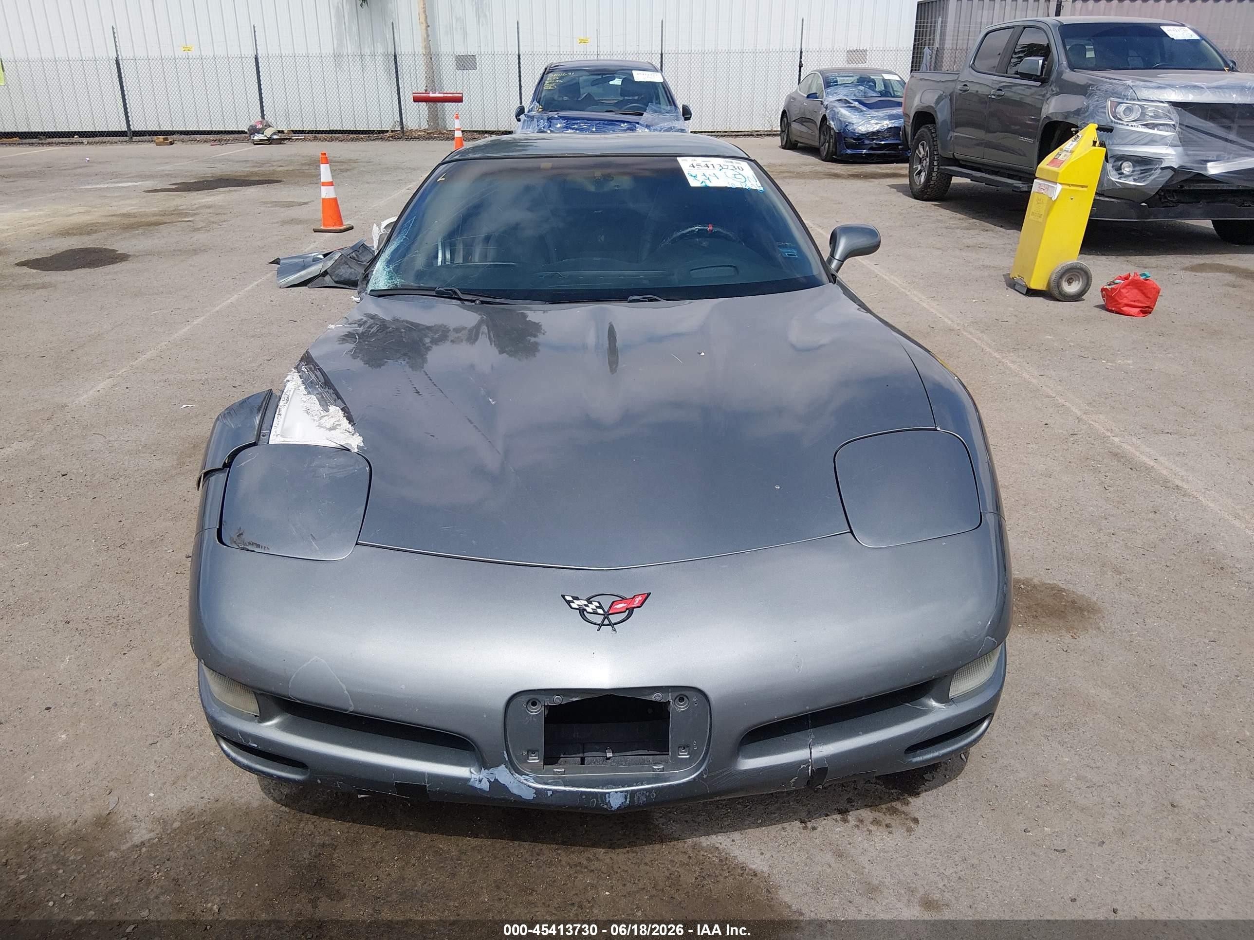 2004 Chevrolet Corvette   Gray vin: 1G1YY22G845113763