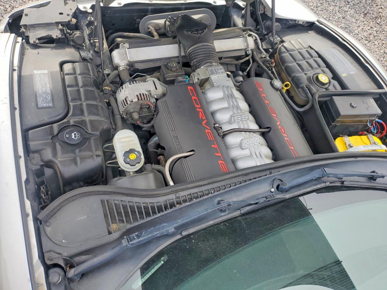 2004 Chevrolet Corvette Серебряный vin: 1G1YY22G845127503