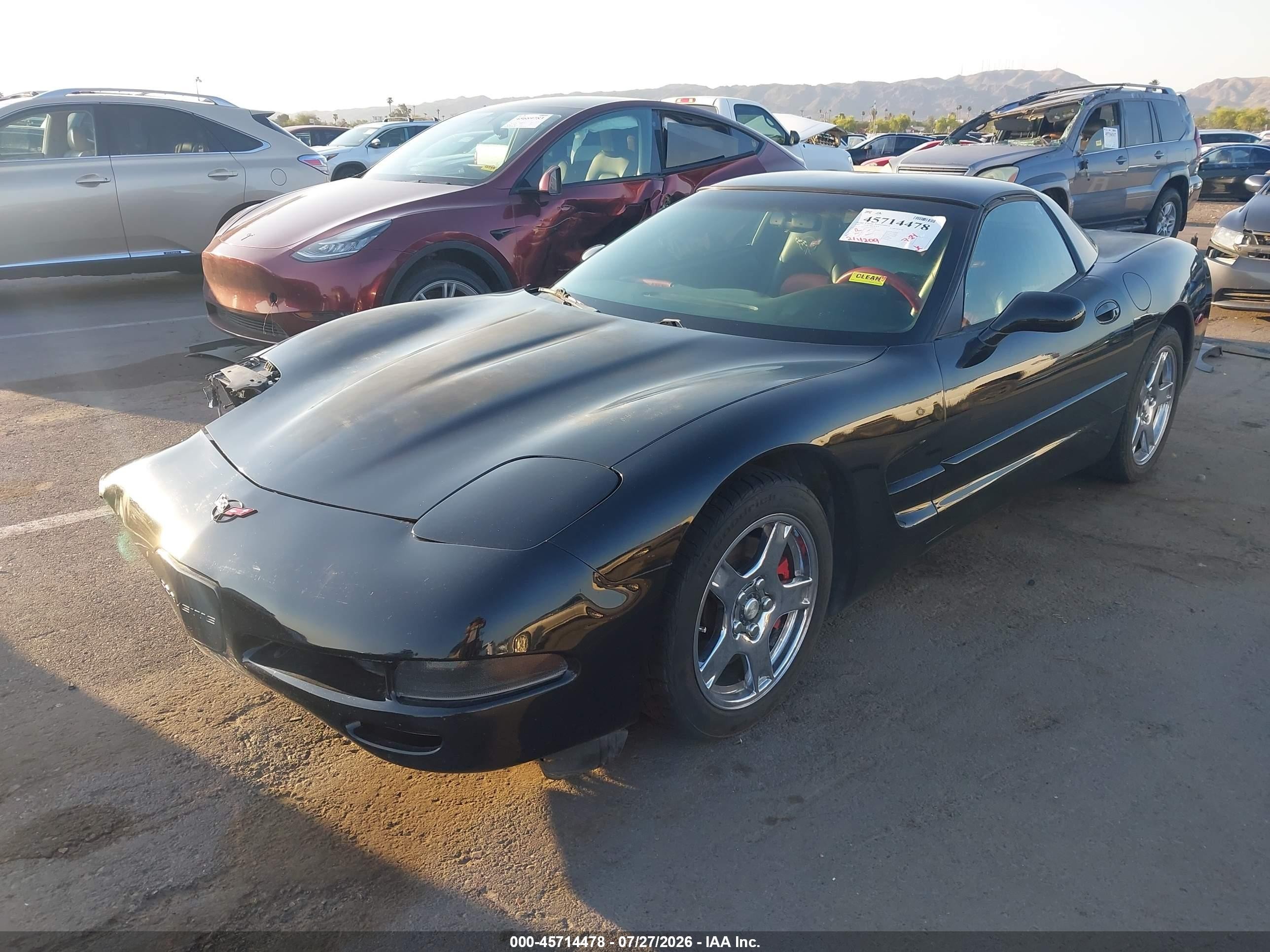 1997 Chevrolet Corvette   Black vin: 1G1YY22G8V5104238