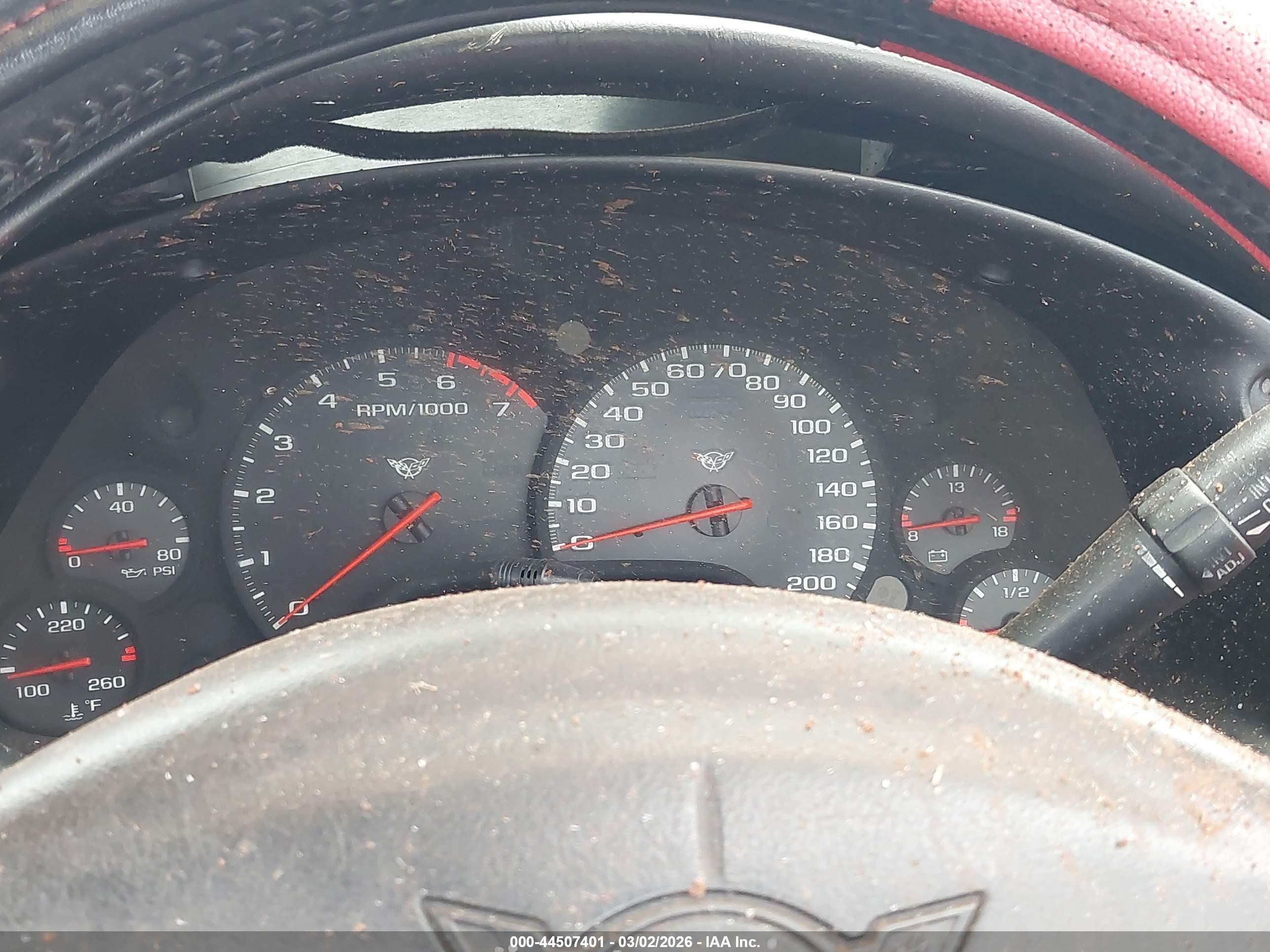 1999 Chevrolet Corvette   Red vin: 1G1YY22G8X5100418