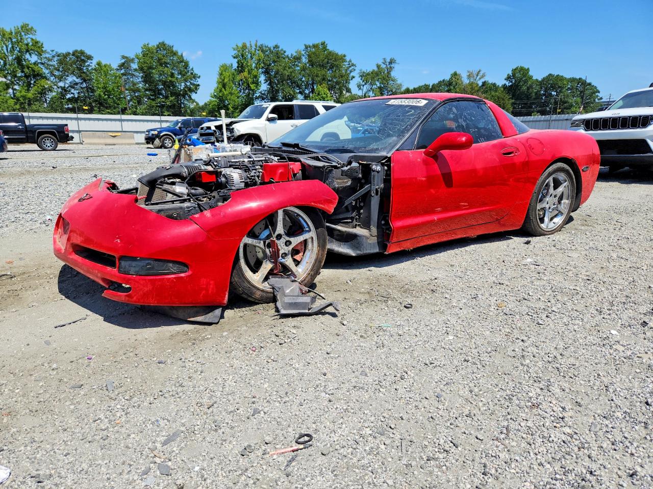 1999 Chevrolet Corvette Red vin: 1G1YY22G8X5104212