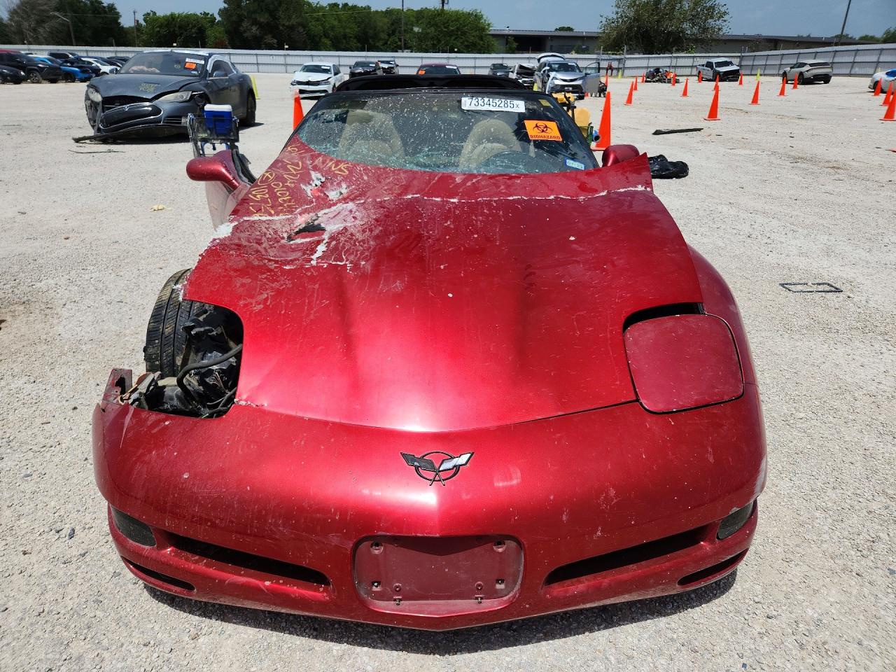 2000 Chevrolet Corvette Red vin: 1G1YY22G8Y5103756