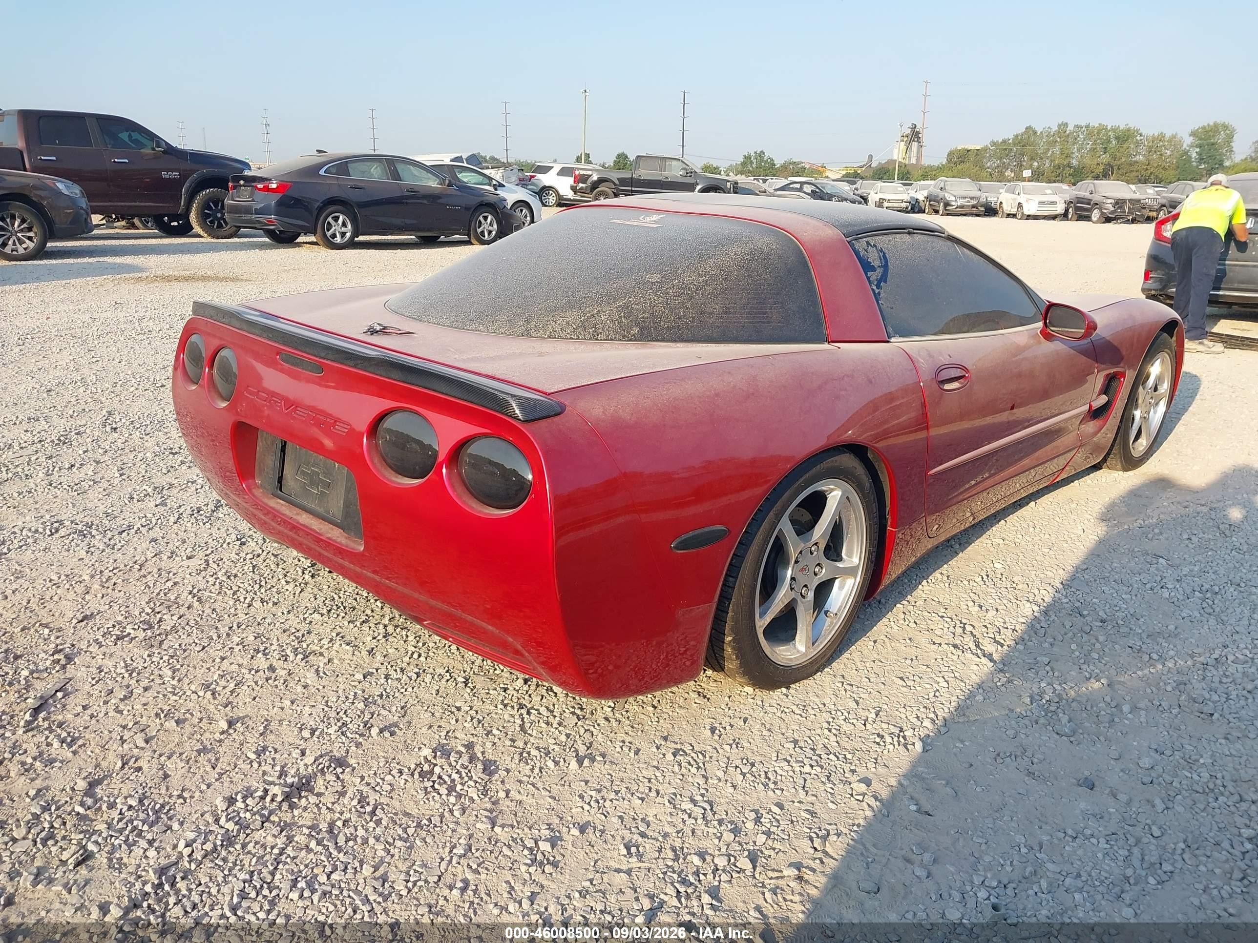 2002 Chevrolet Corvette Maroon vin: 1G1YY22G925127734