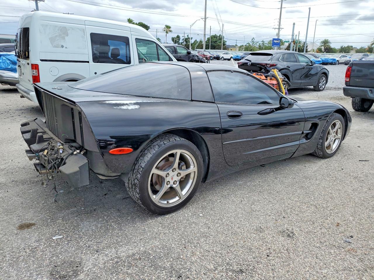 2003 Chevrolet Corvette Black vin: 1G1YY22G935101314