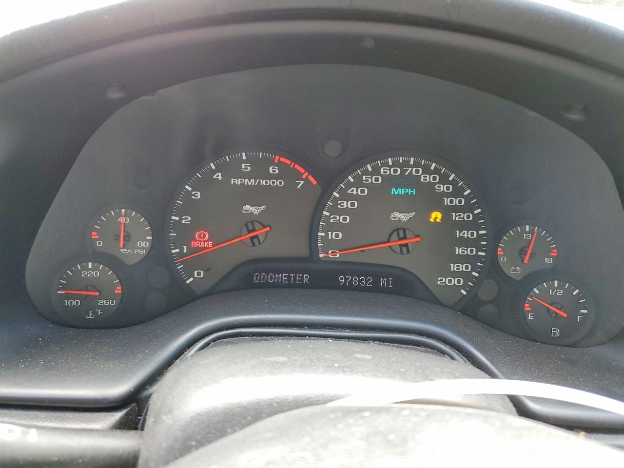 2003 Chevrolet Corvette Black vin: 1G1YY22G935101314