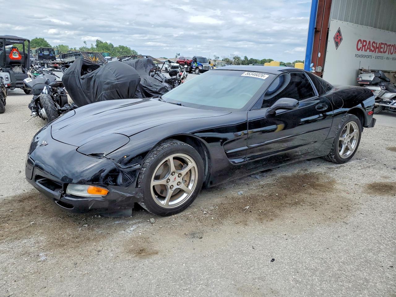 2003 Chevrolet Corvette Black vin: 1G1YY22G935101314