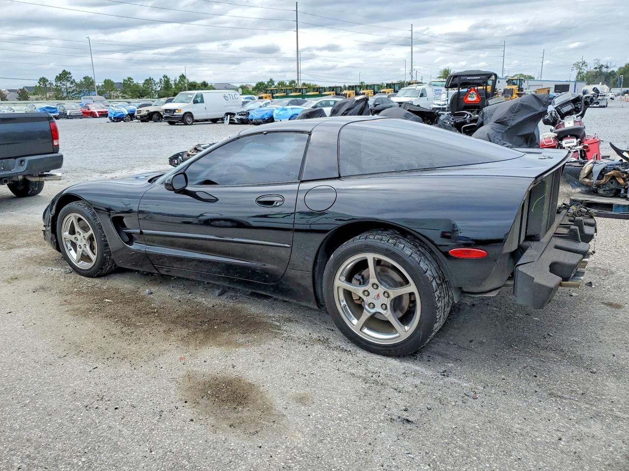 2003 Chevrolet Corvette Black vin: 1G1YY22G935101314