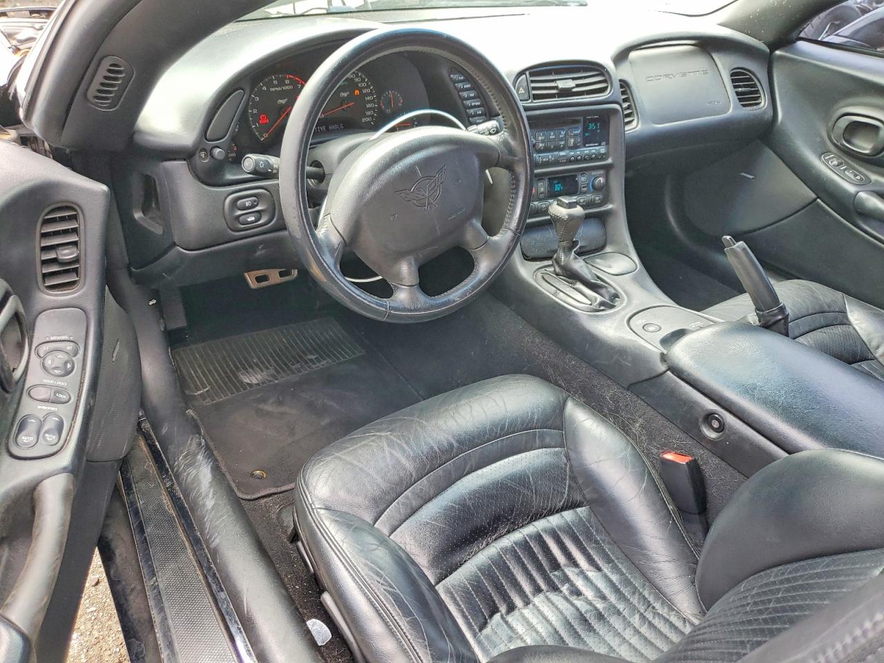 2003 Chevrolet Corvette Black vin: 1G1YY22G935101314