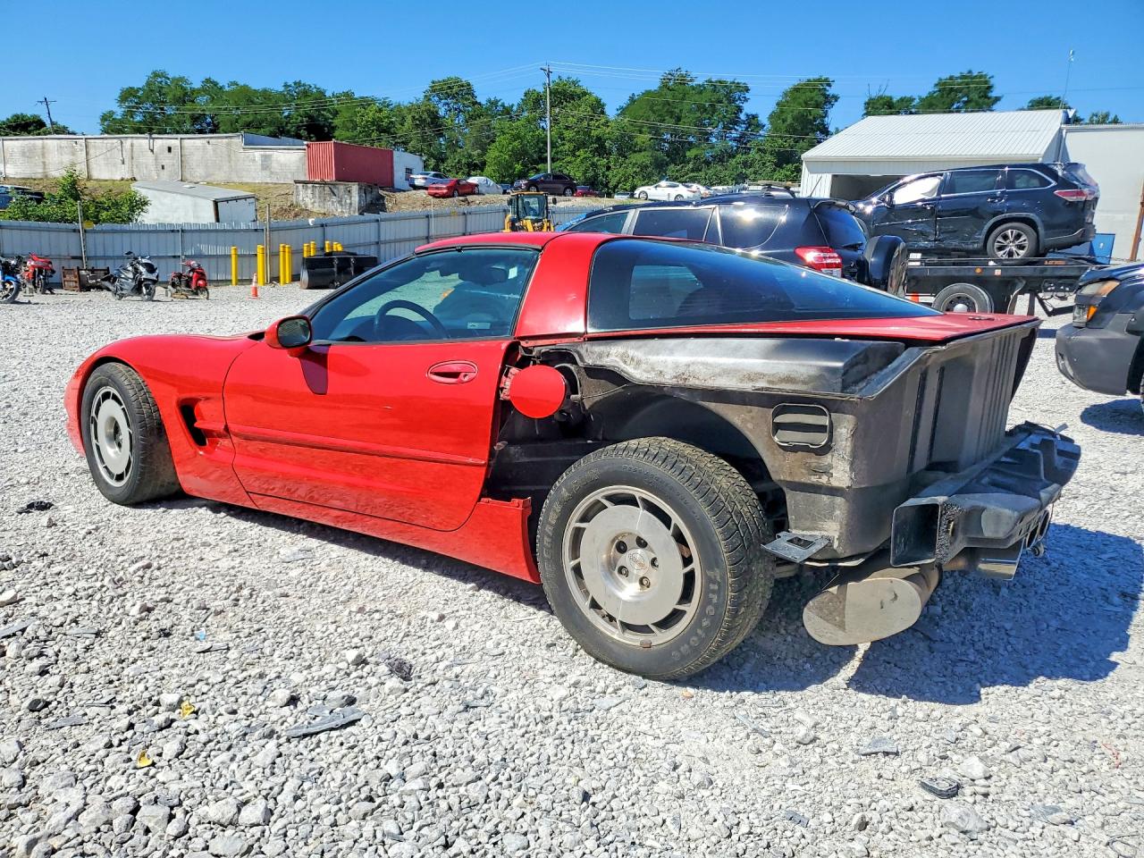 1998 Chevrolet Corvette Red vin: 1G1YY22G9W5117405