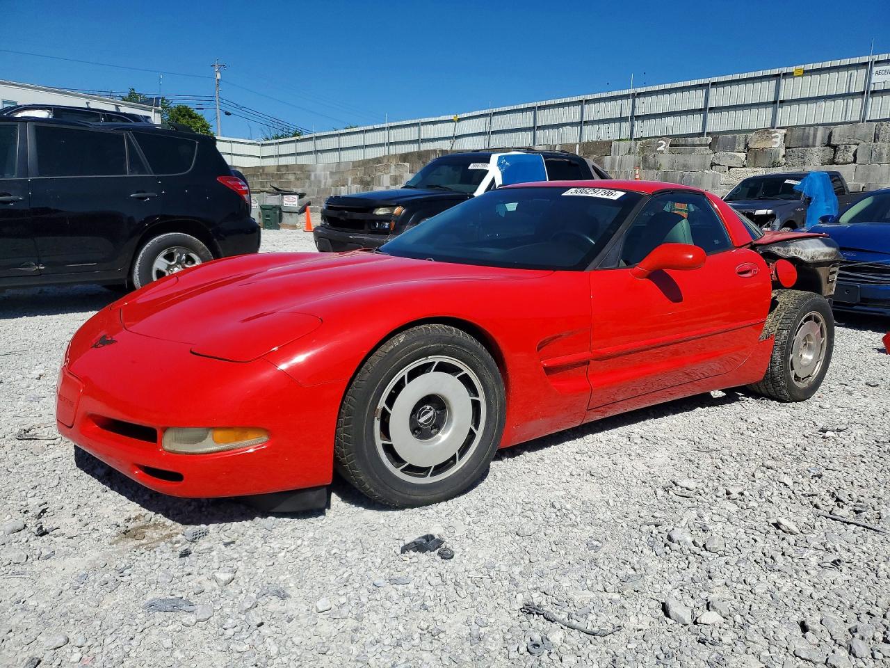 1998 Chevrolet Corvette Red vin: 1G1YY22G9W5117405